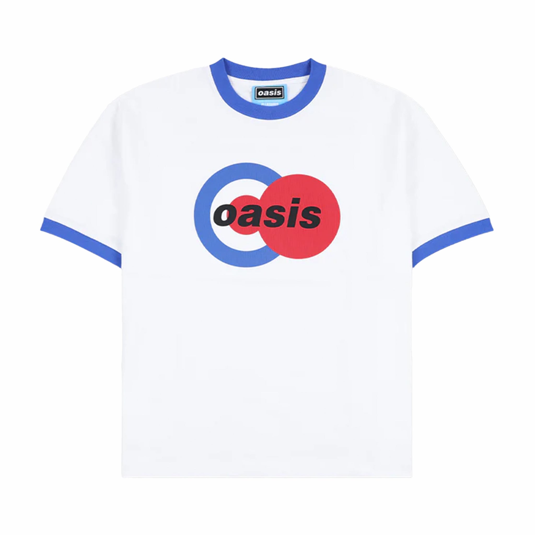 Pleasures x Oasis 1966 Ringer T-Shirt (White) - August Shop