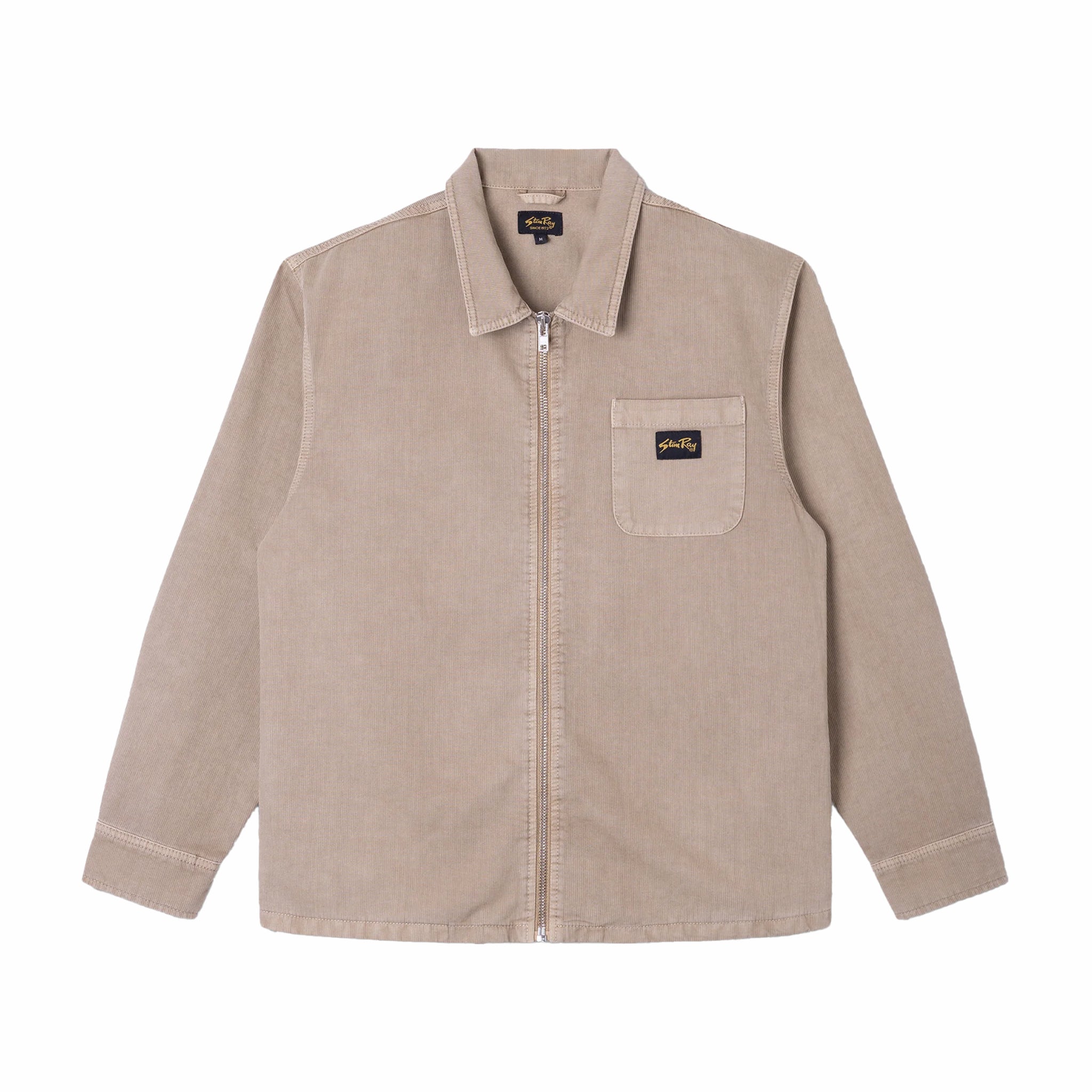Stan Ray Zip Shirt (Eucalyptus Bedford Cord) - August Shop