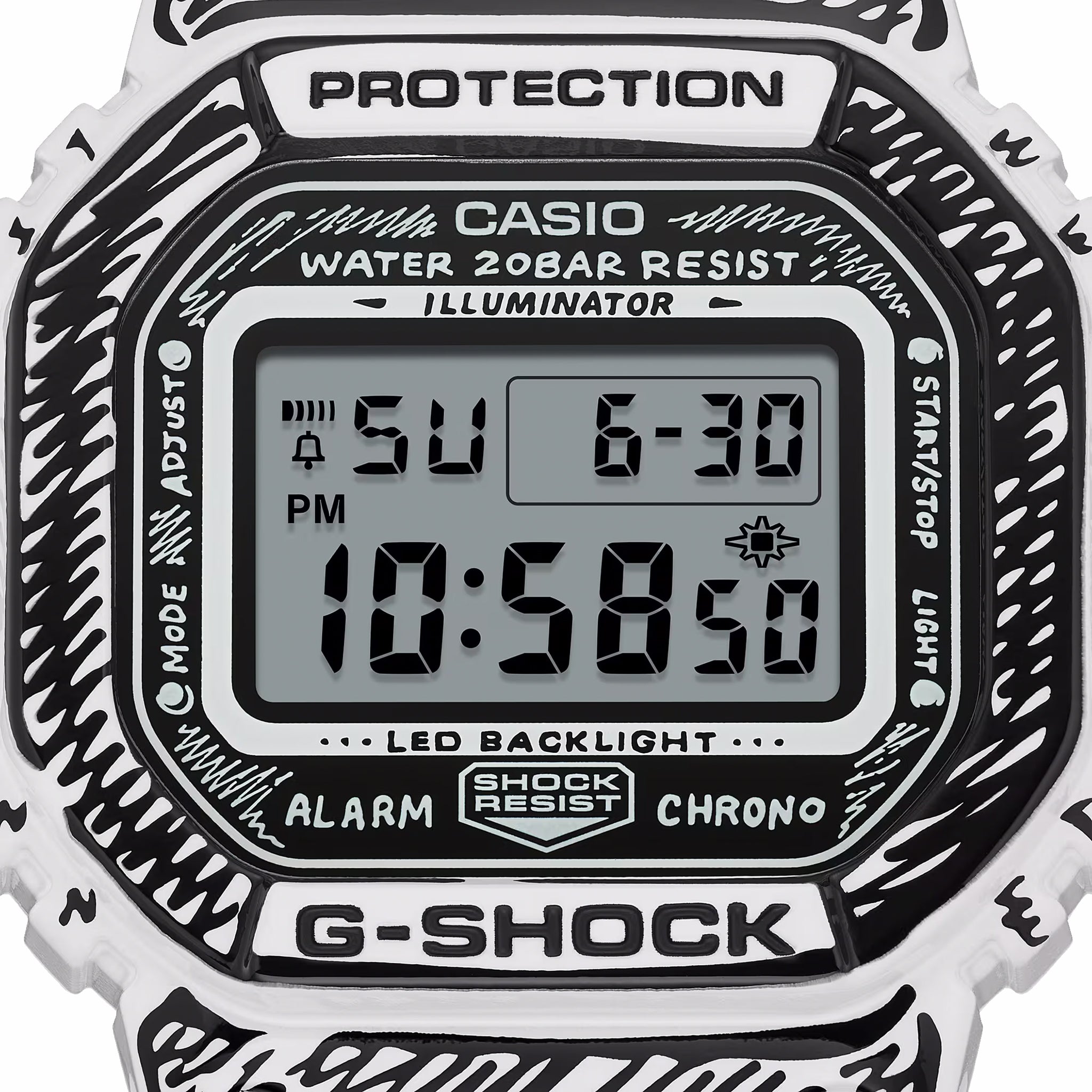 G-SHOCK x Joshua Vides DW5600JV-7 (White) - August Shop