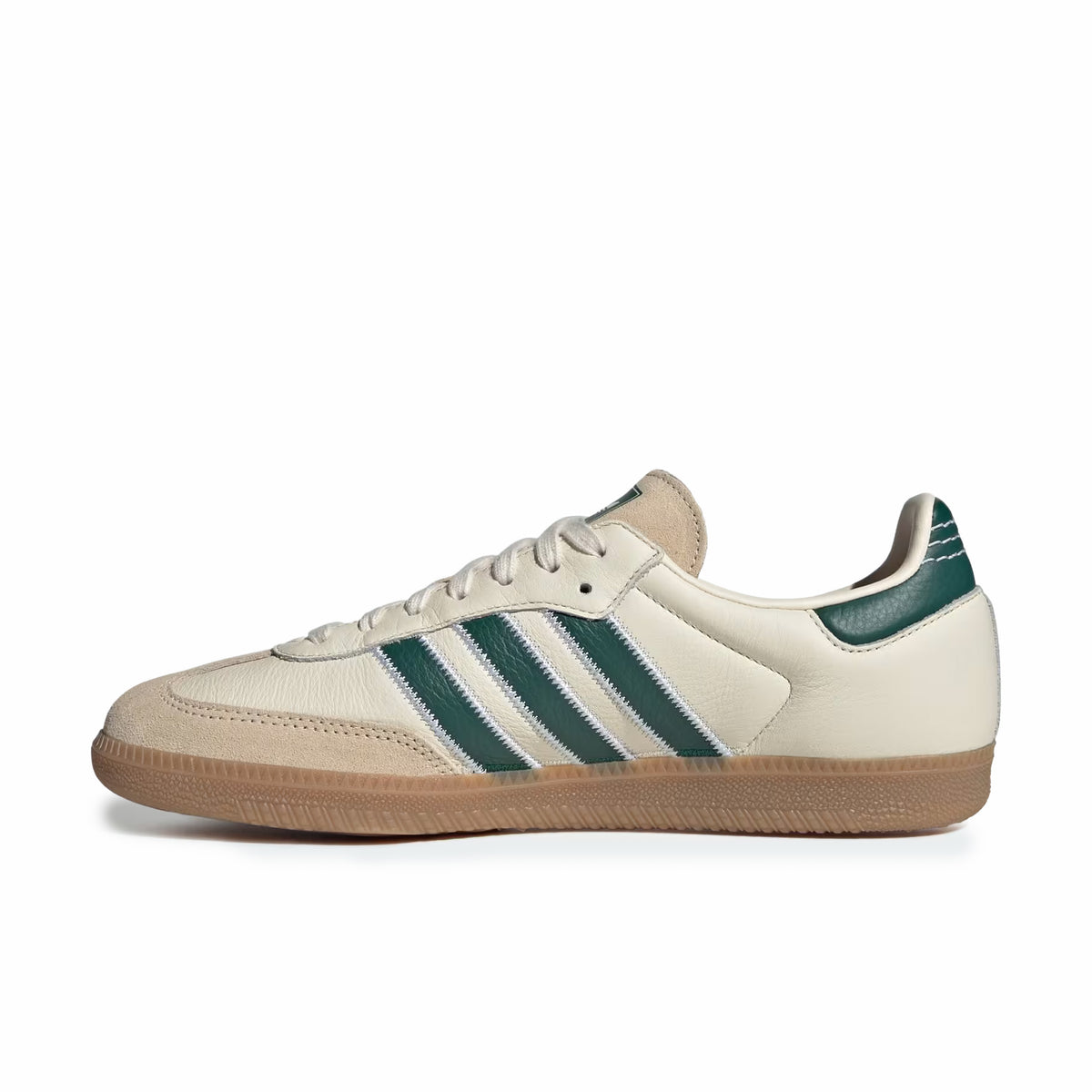 Adidas Men's Samba OG (Cream White/Collegiate Green/Gum)
