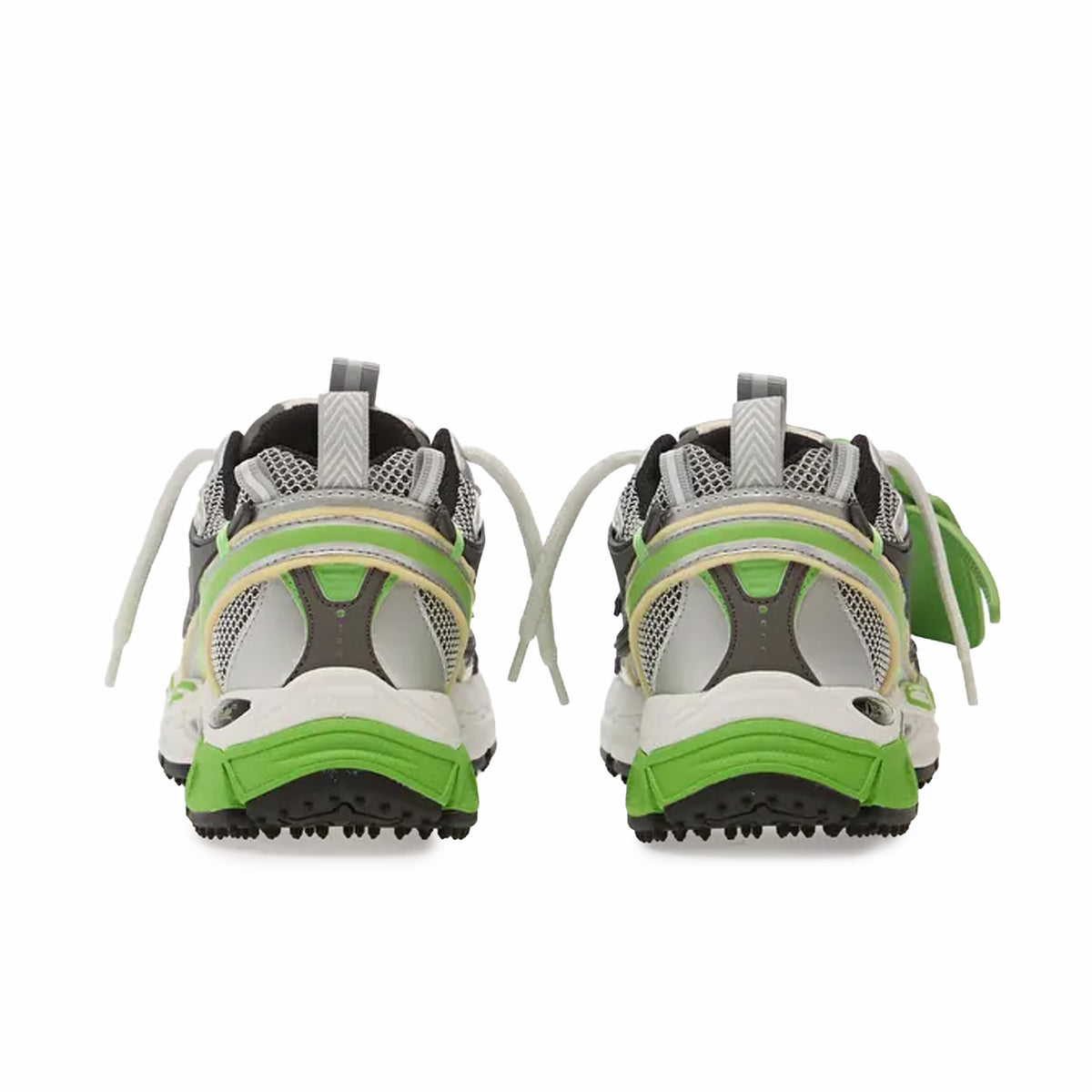 Off-White Be Right Back Sneakers (Grey/Neon Green)