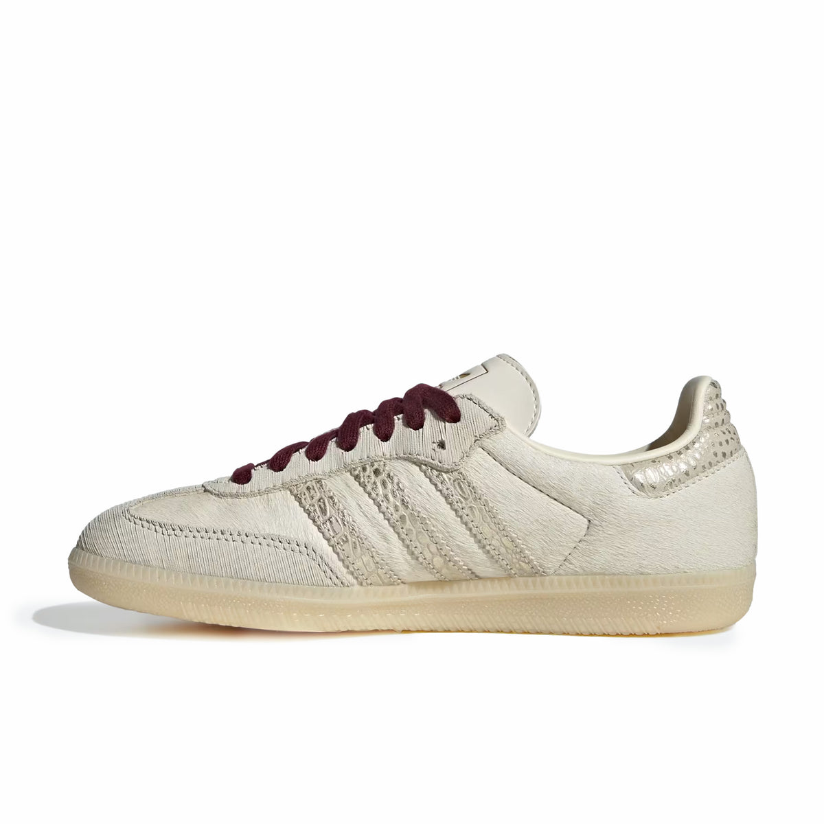 Adidas Women's Samba OG (Cream White/Cream White/Maroon) - August Shop