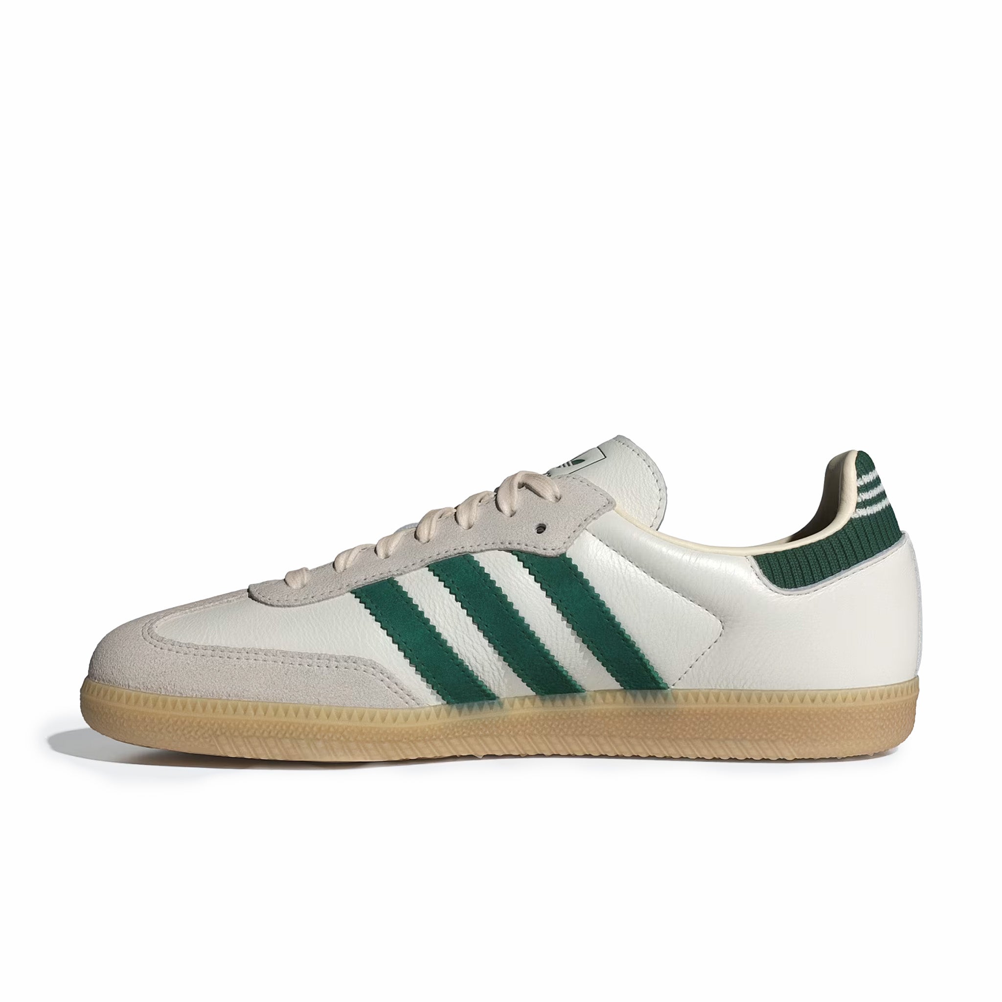 Adidas Men's Samba OG (Cloud White/Collegiate Green/Gum) - August Shop