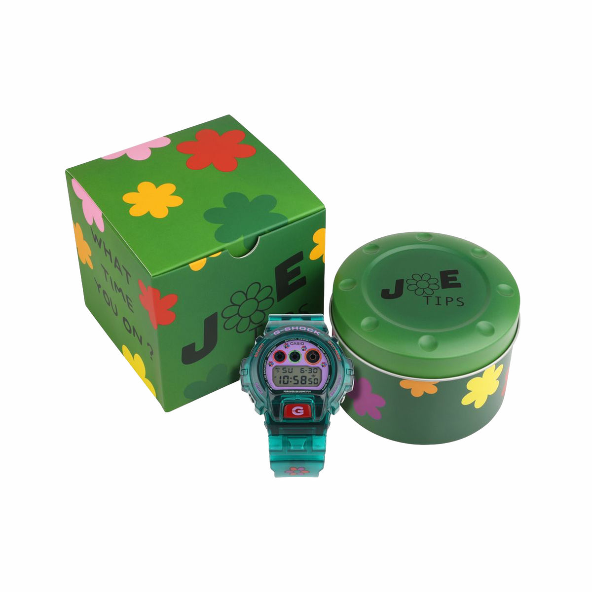 G-Shock x Jae Tips DW6900JT26 "What Time You On? 2.0" (Green) - August Shop