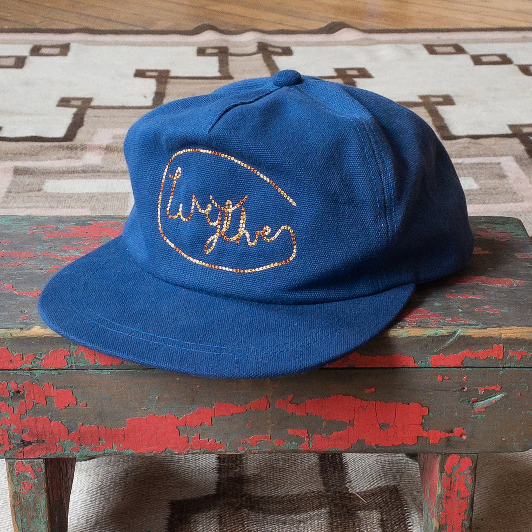 Wythe Chainstitch Ranch Hat (Blue) - August Shop