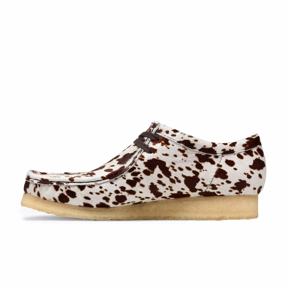 Clarks Men's Wallabee (Brown Cow Print)