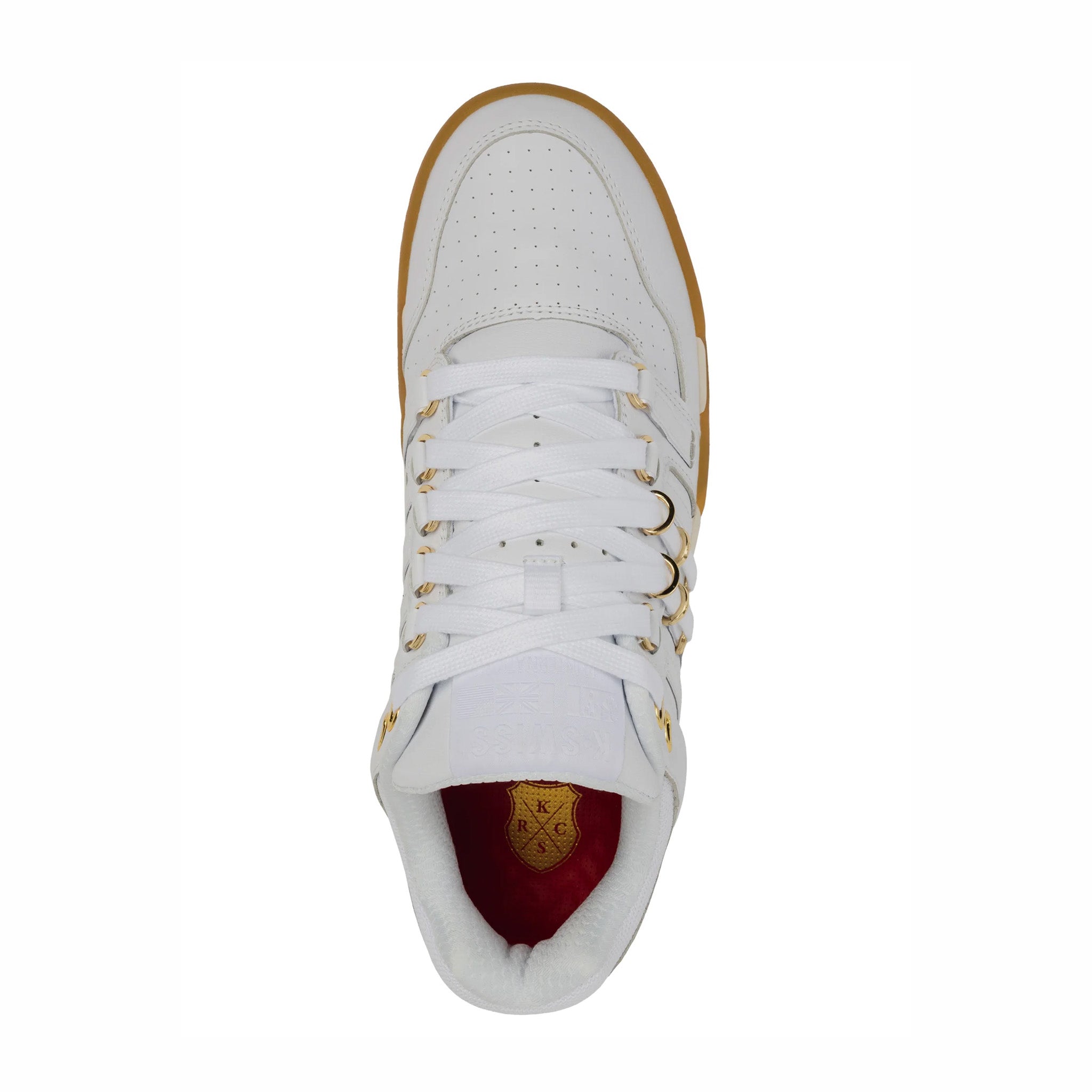 K-Swiss Men's KSRC SI-18 International (White/Erget/Gum/Gold) - August Shop