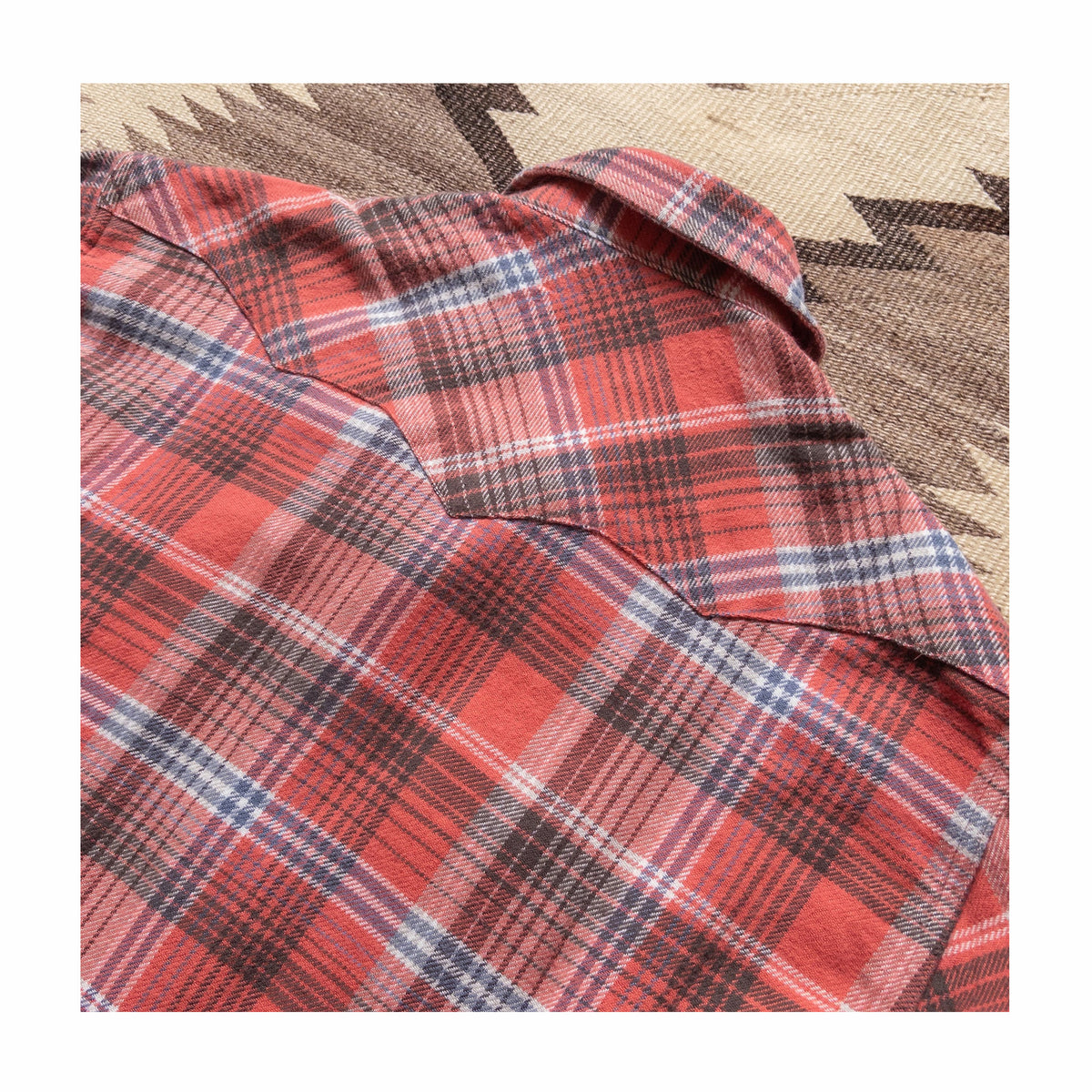 Wythe Washed Flannel Pearlsnap Shirt (Cactus Flower Plaid)