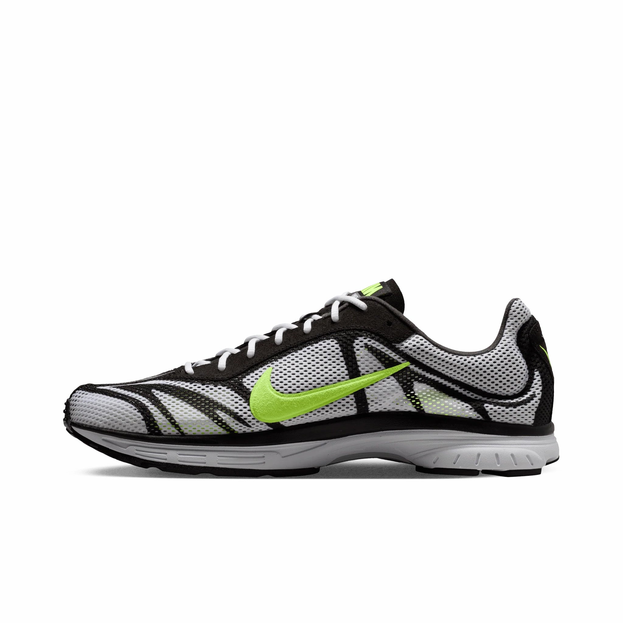 Nike Men's Zoom Streak 3 (White/Volt-Flat Pewter-Black)