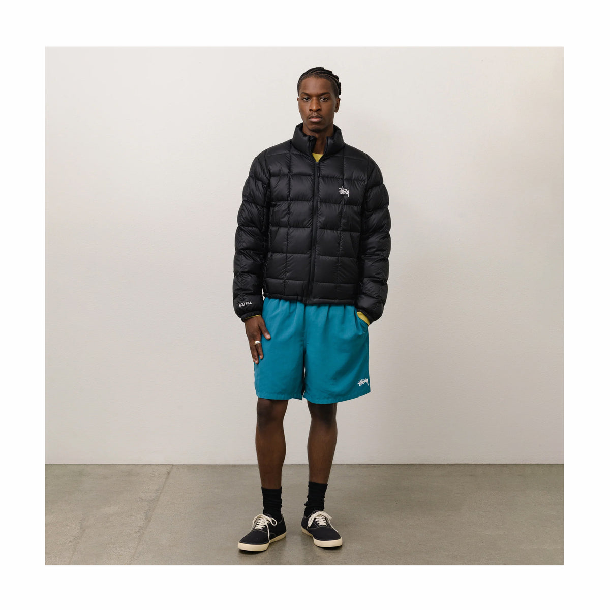 Stüssy Midweight Puffer (Black)