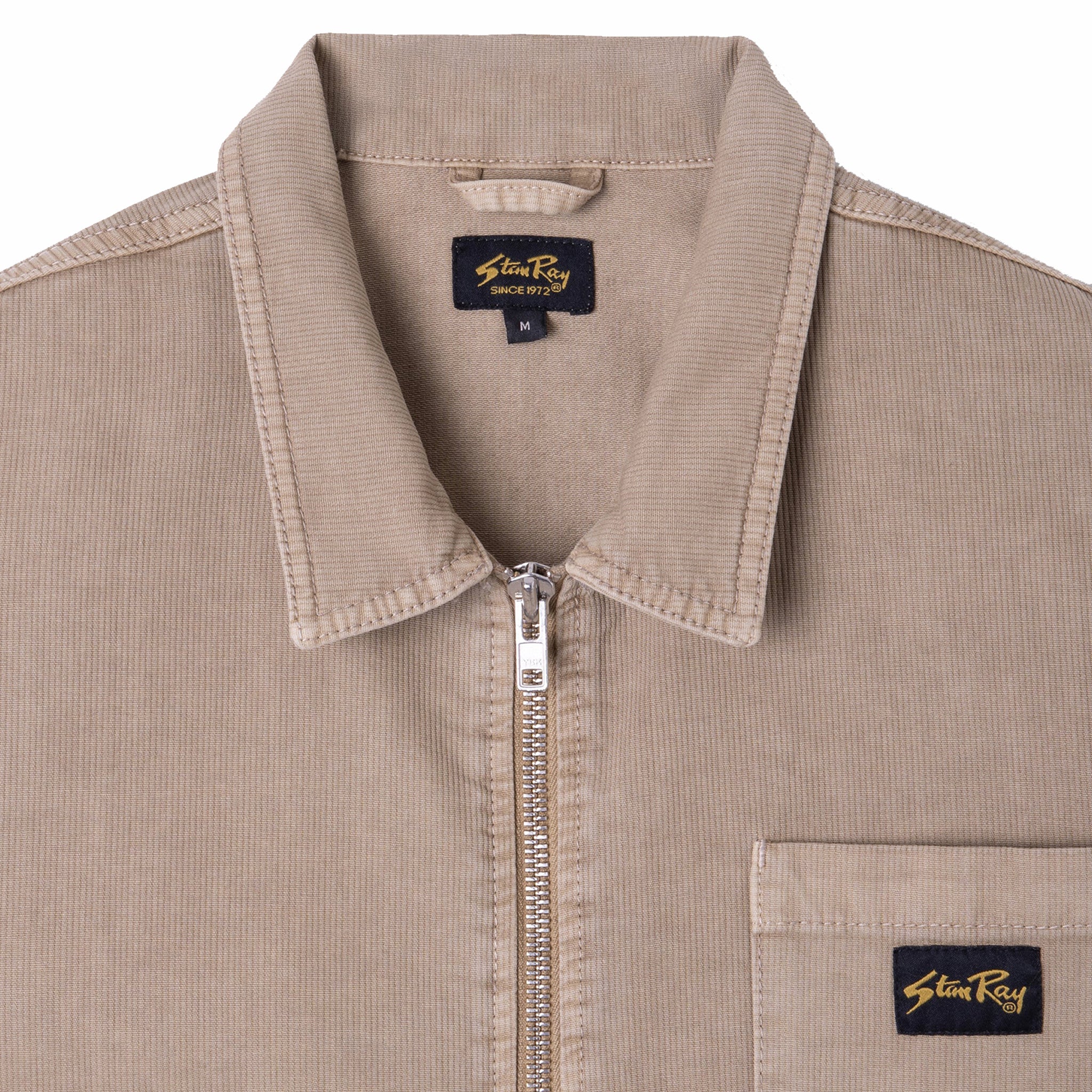 Stan Ray Zip Shirt (Eucalyptus Bedford Cord) - August Shop