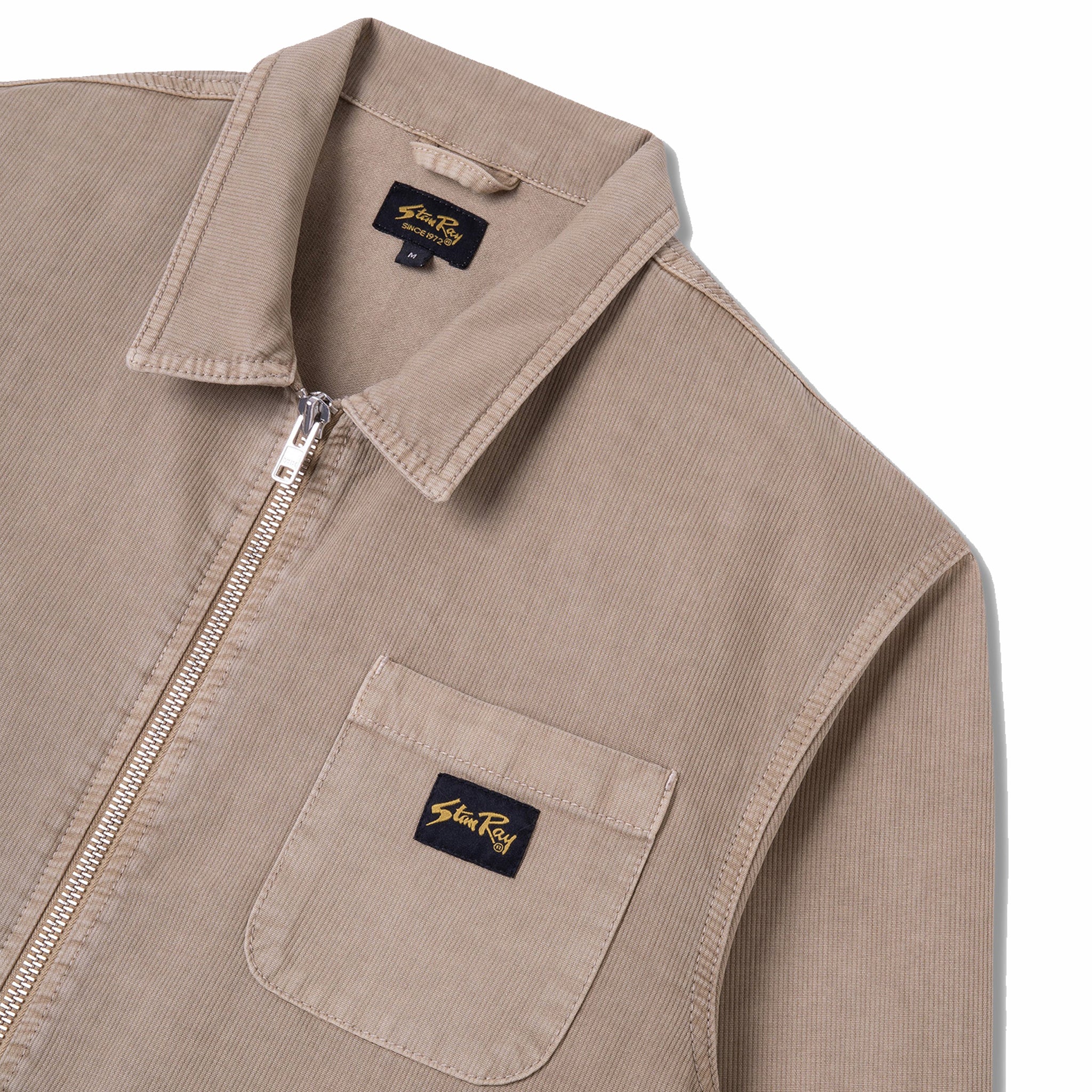 Stan Ray Zip Shirt (Eucalyptus Bedford Cord) - August Shop