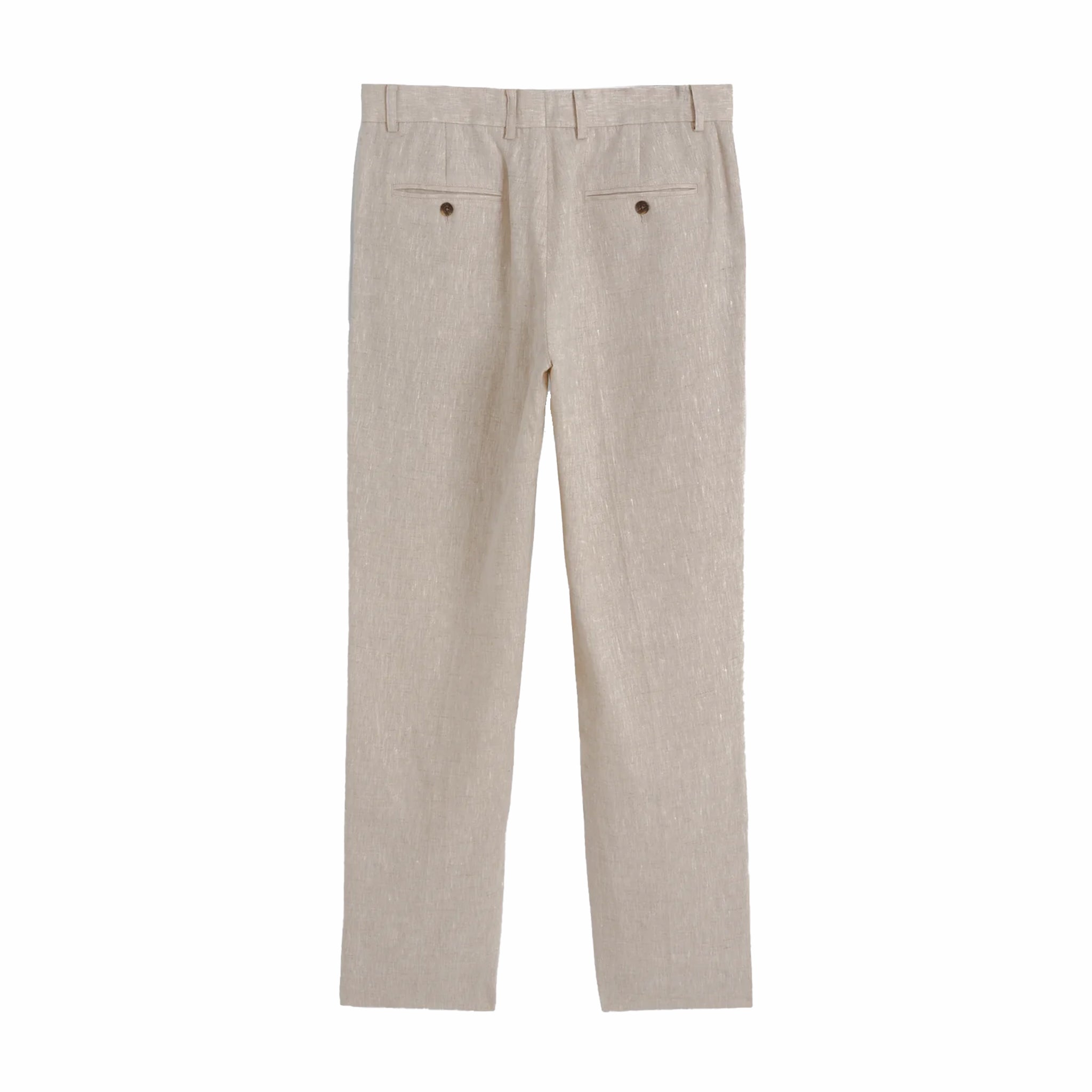 Wax London ALP Trouser 2.0 - Linen (Natural) - August Shop
