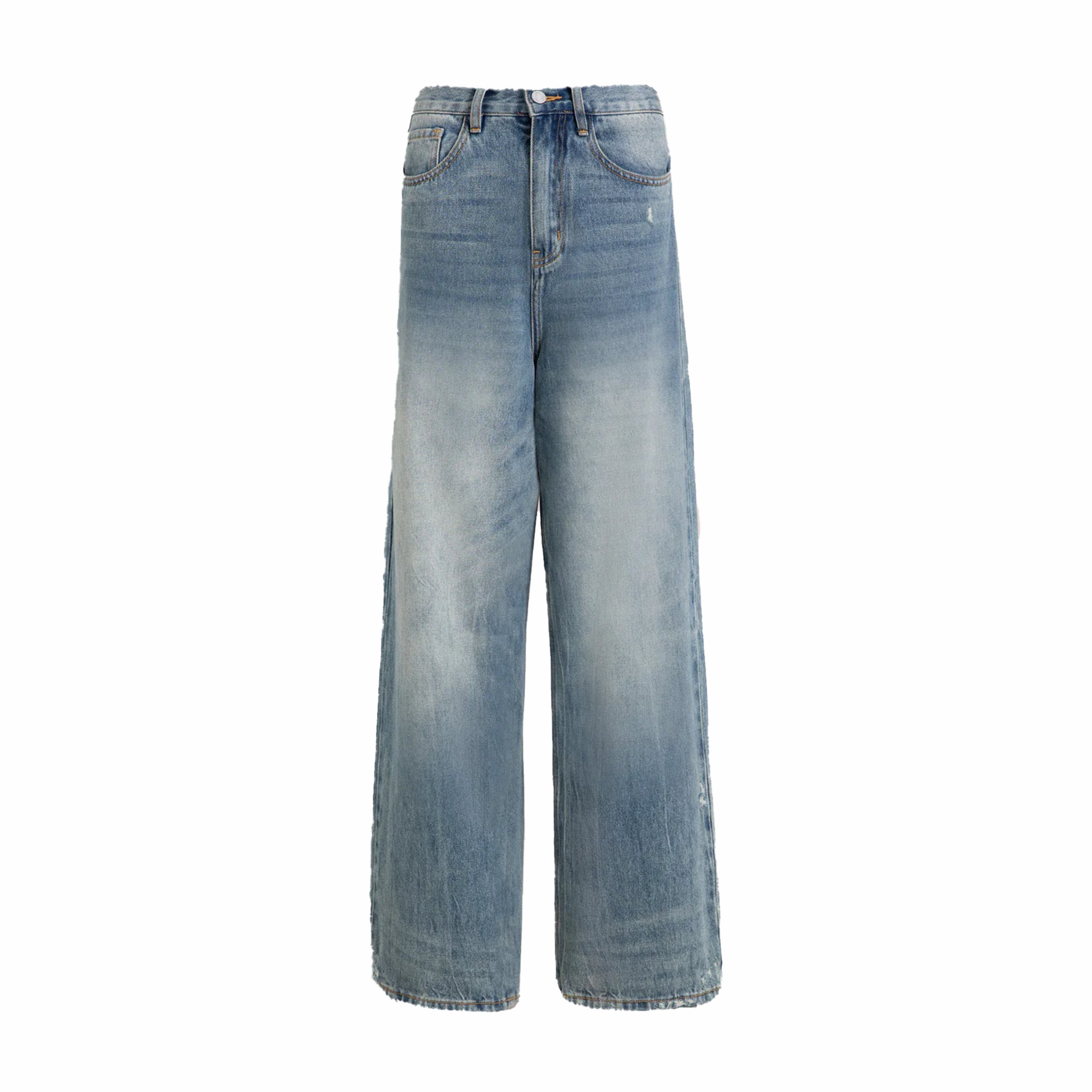 Found Lacy Baggy Jeans (Vintage Blue) - August Shop