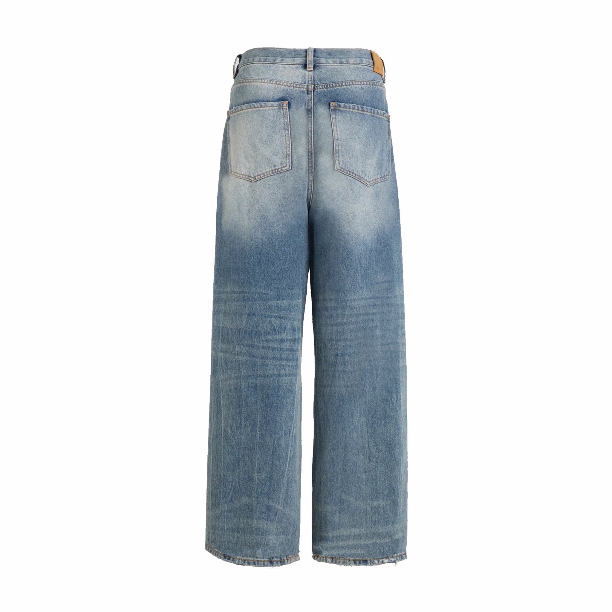 Found Lacy Baggy Jeans (Vintage Blue) - August Shop