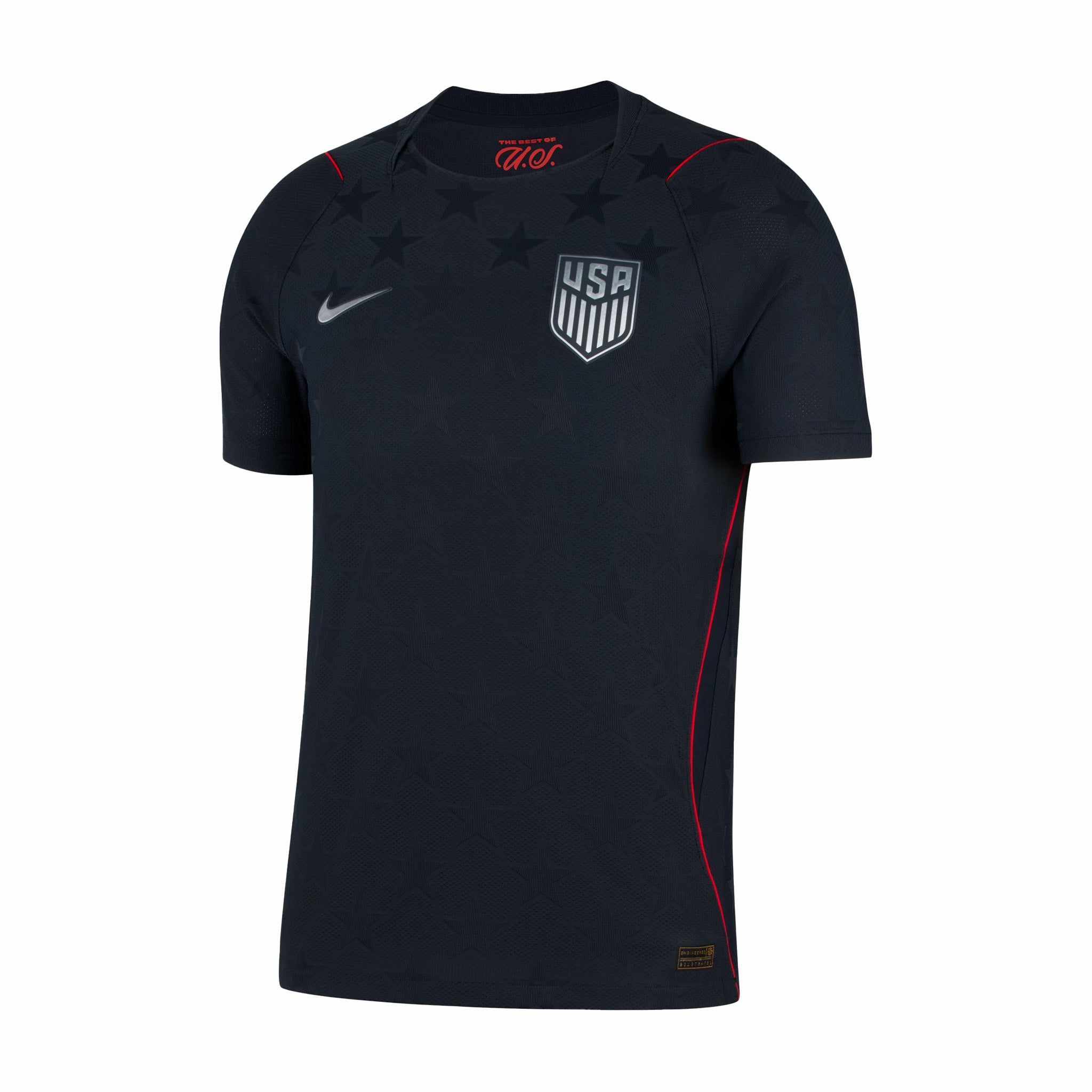 Nike USMNT 2026 Match Away Aero-FIT Soccer Authentic Jersey (Dark Obsidian/Pure Platinum) - August Shop