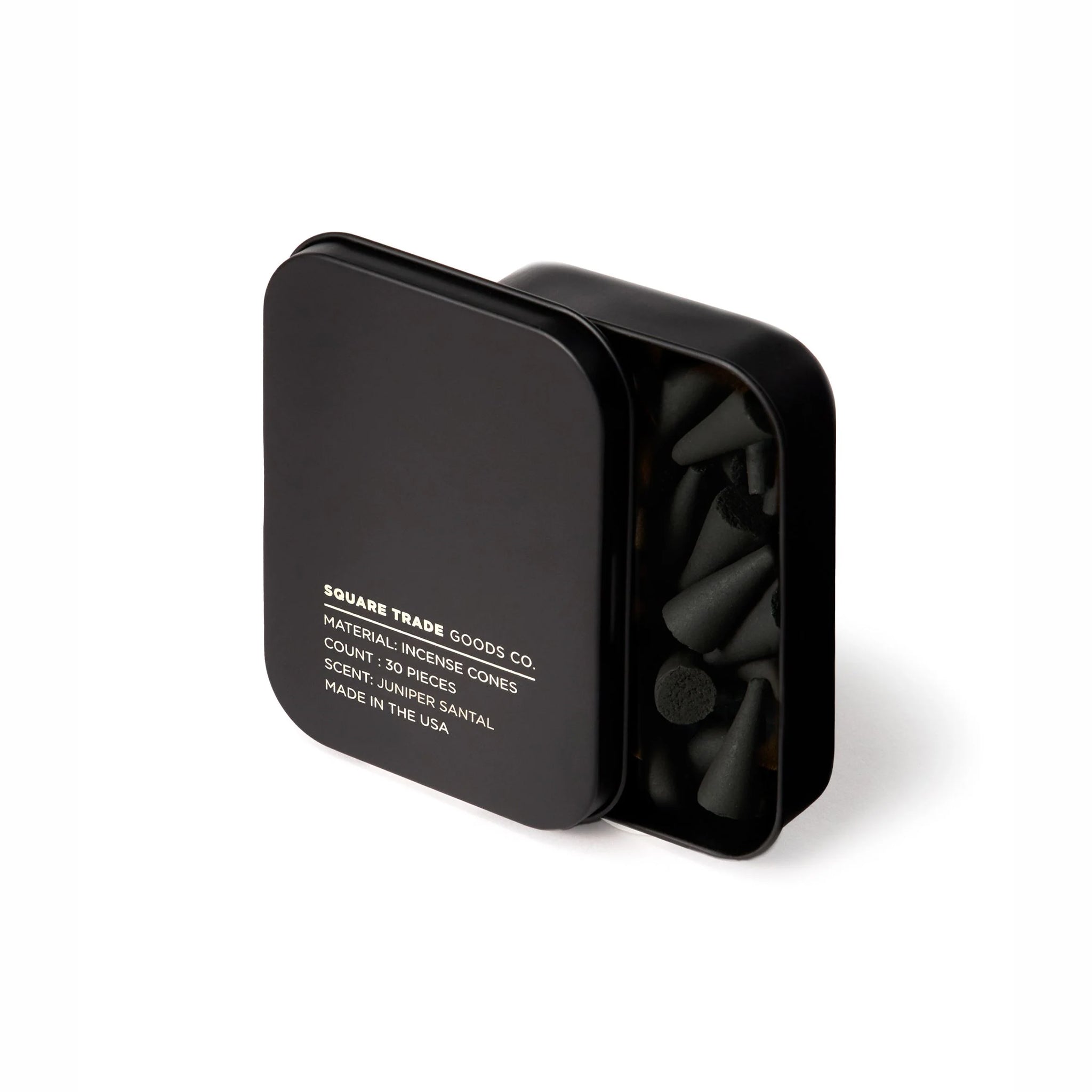 Square Trade Goods Juniper Santal Incense Cones - August Shop