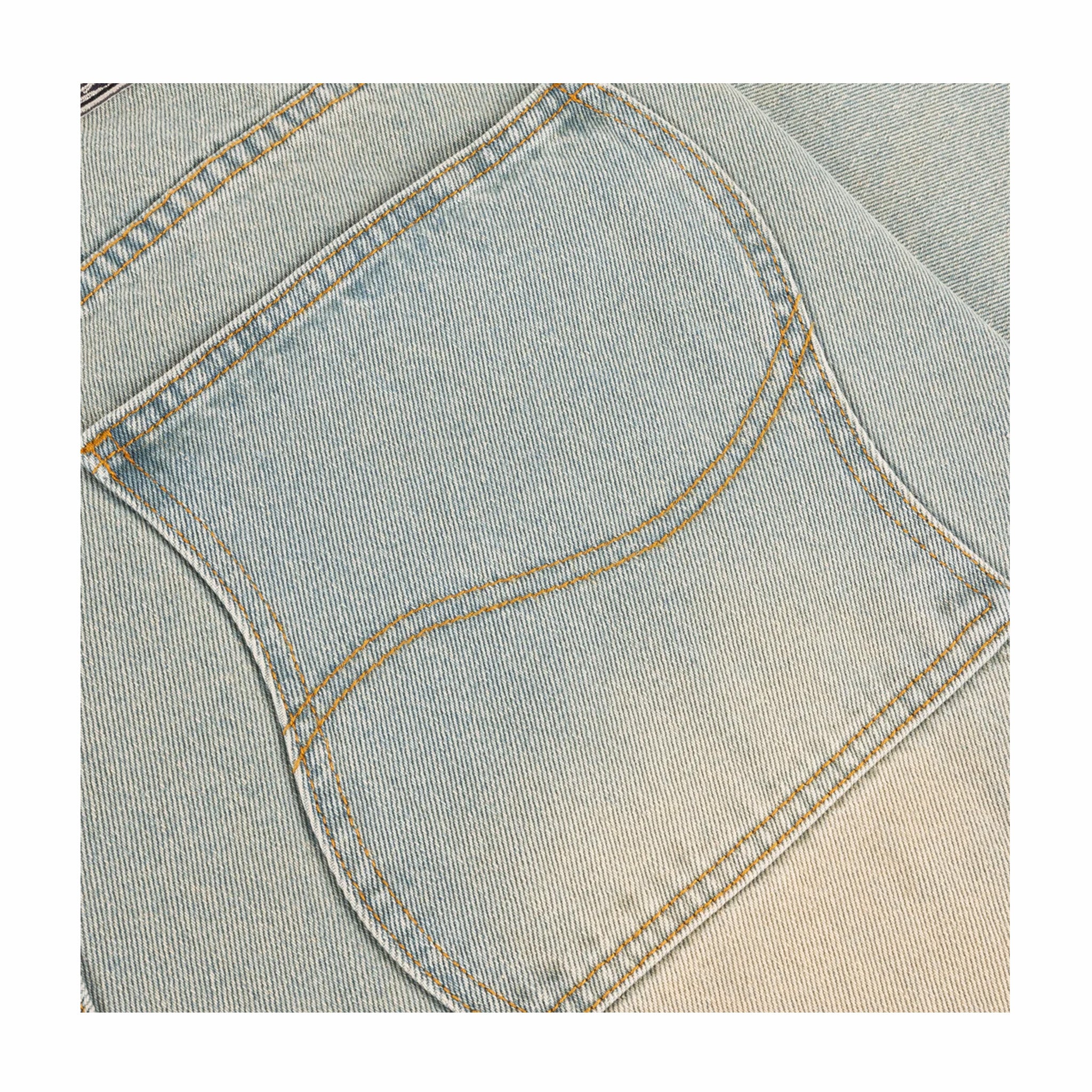 Dime Baggy Denim Pants (Sandblasted Sky Blue) - August Shop