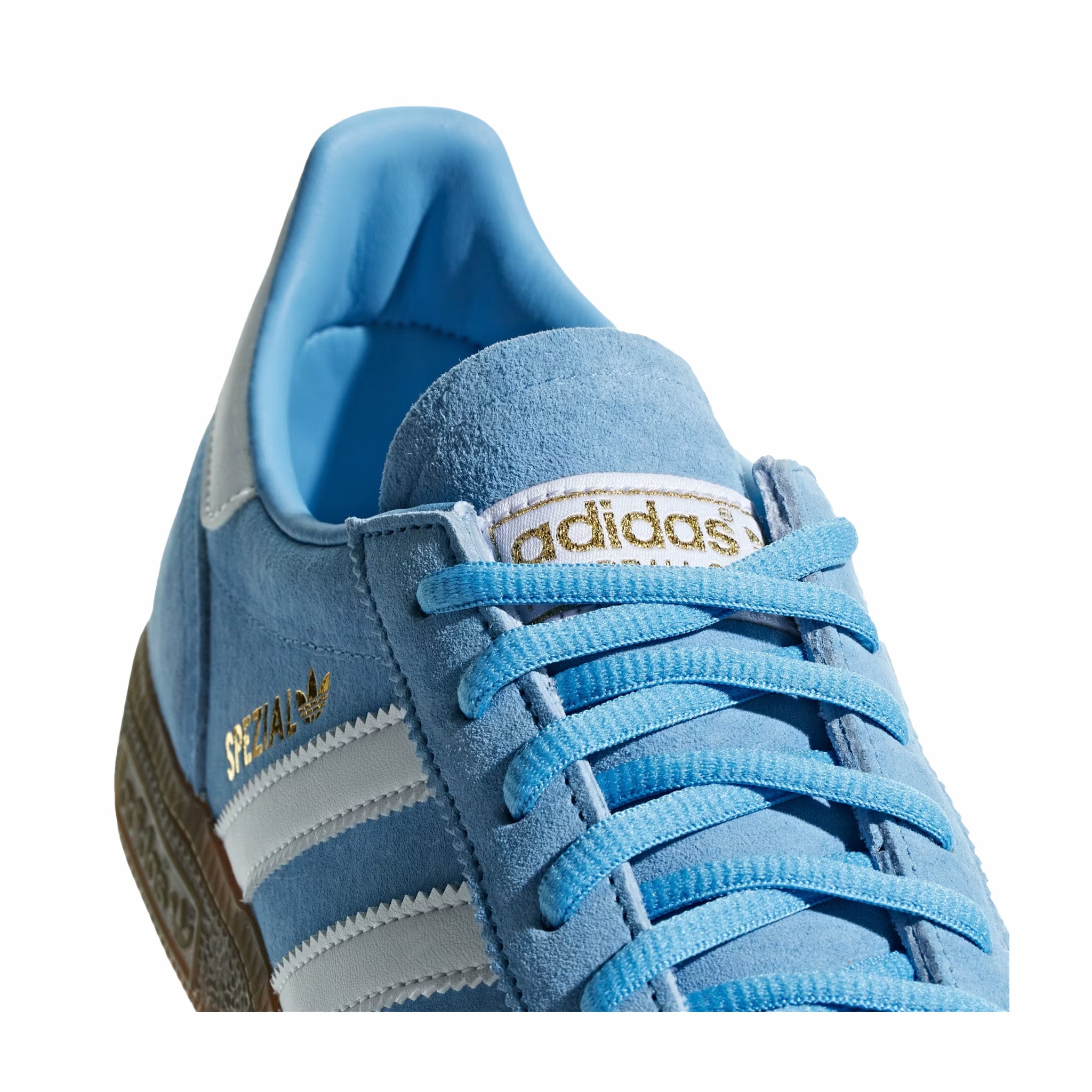 Adidas Men's Handball Spezial Shoes (Light Blue/Cloud White/Gum) - August Shop