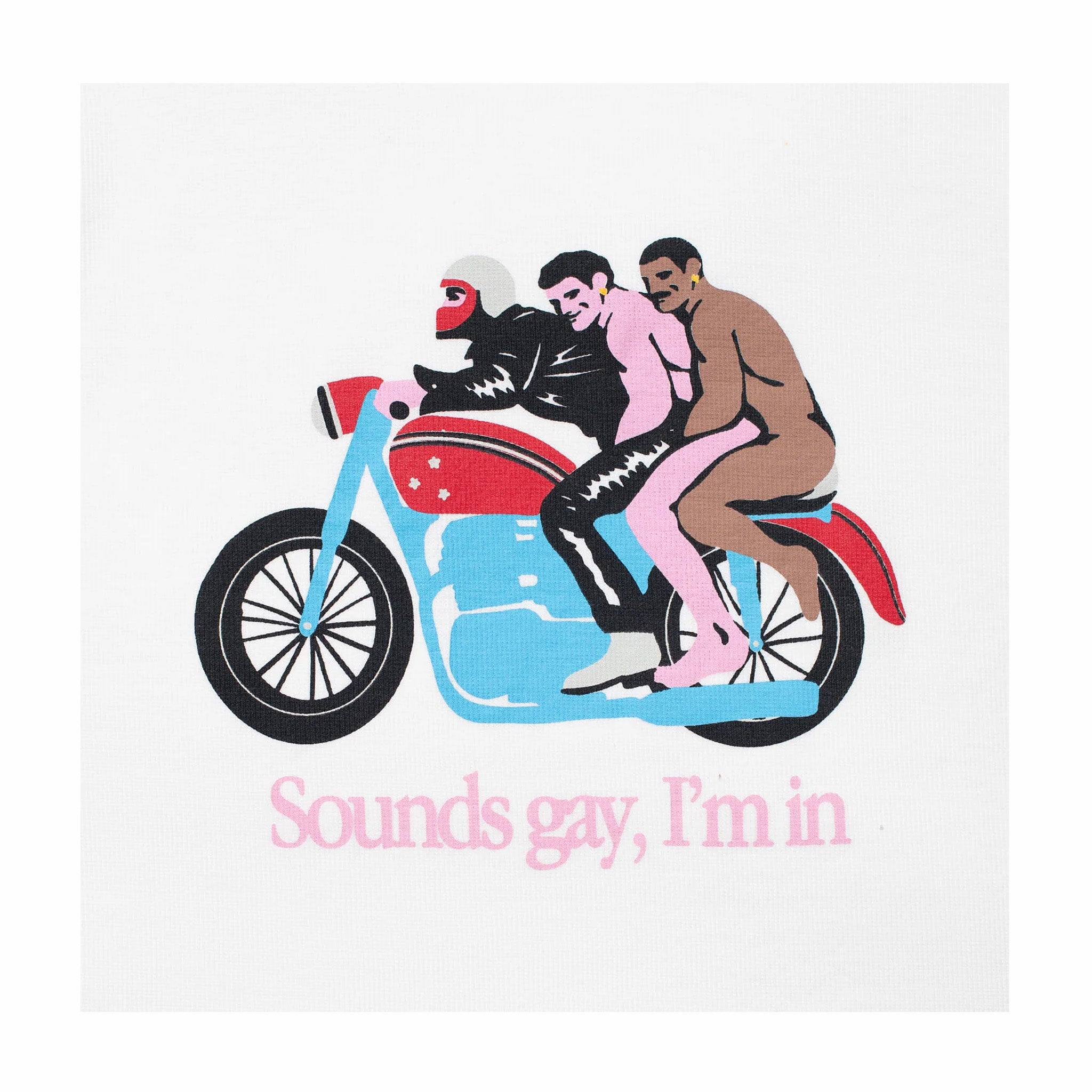 Carne Bollente Sounds Gay, We're In T-Shirt (Off White) - August Shop