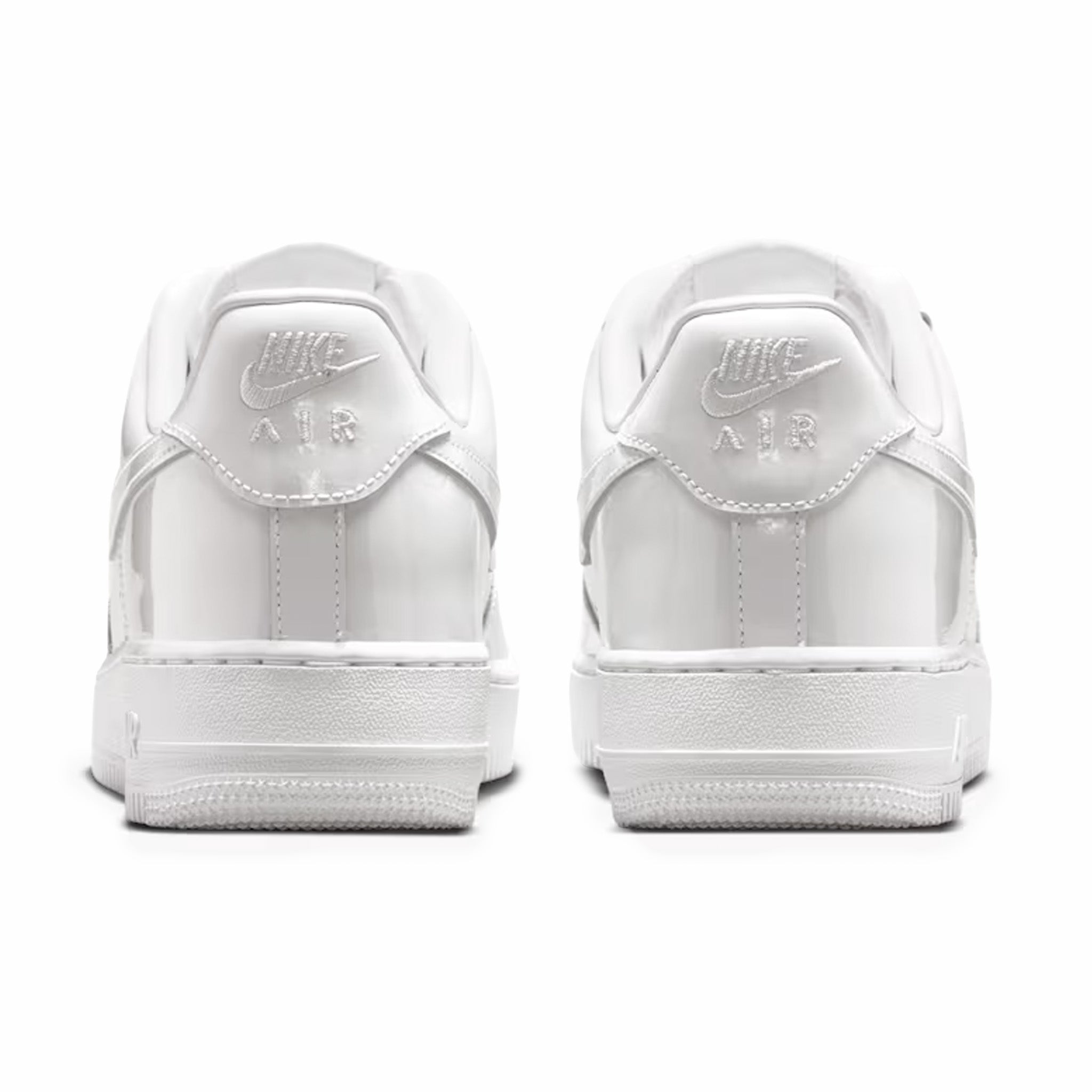 Nike Men's Air Force 1 Low "White Patent" (White/White) - August Shop