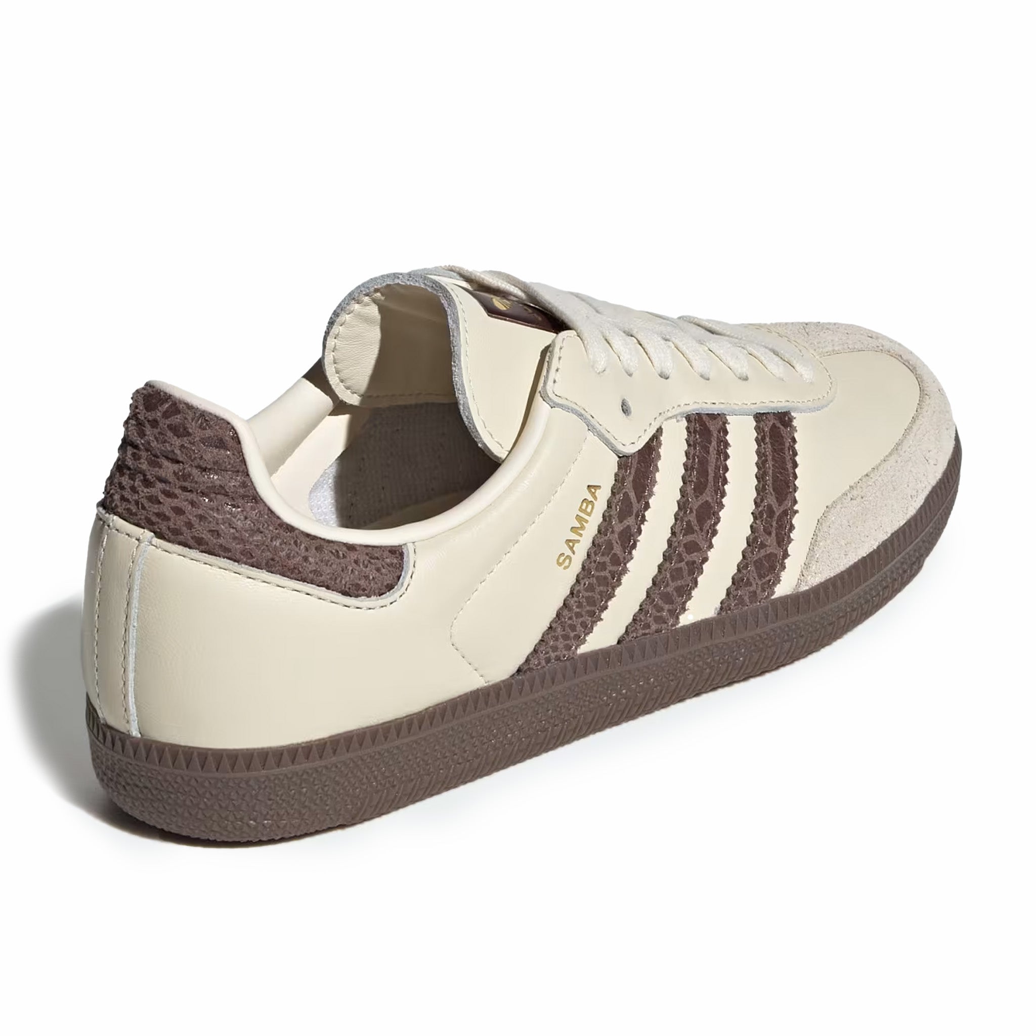Adidas Women&#39;s Samba OG Shoes (Cream White/Earth Strata/Maroon)