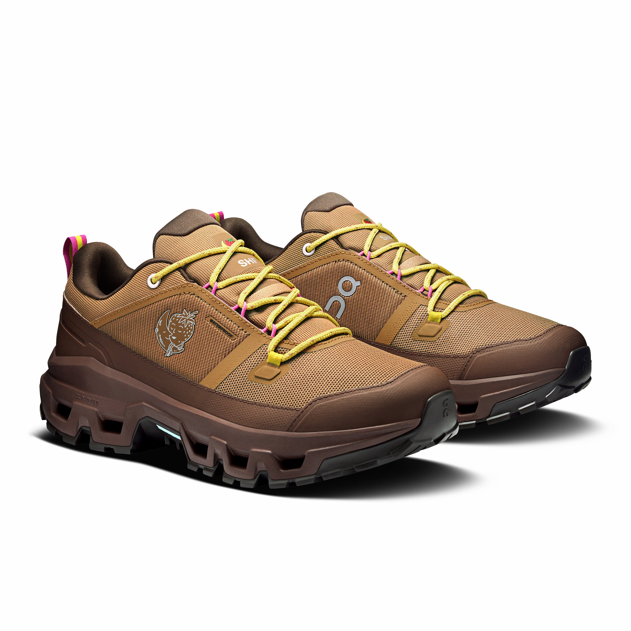 On x Sky High Farms Men's Cloudrock Low WP (Sphinx/Chestnut)