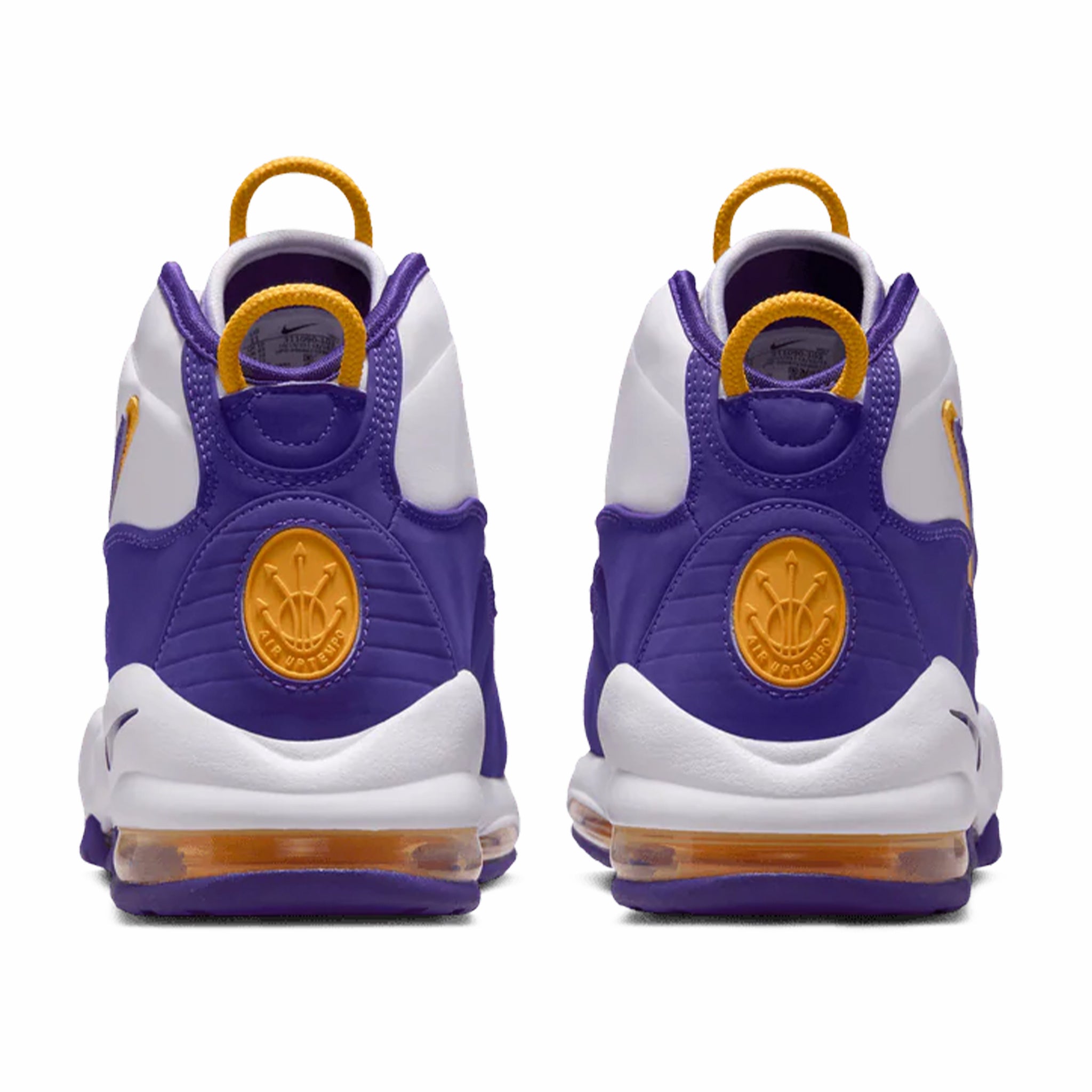 Nike Men's Air Max Uptempo “Lakers” (White/Court Purple-University Gold) - August Shop
