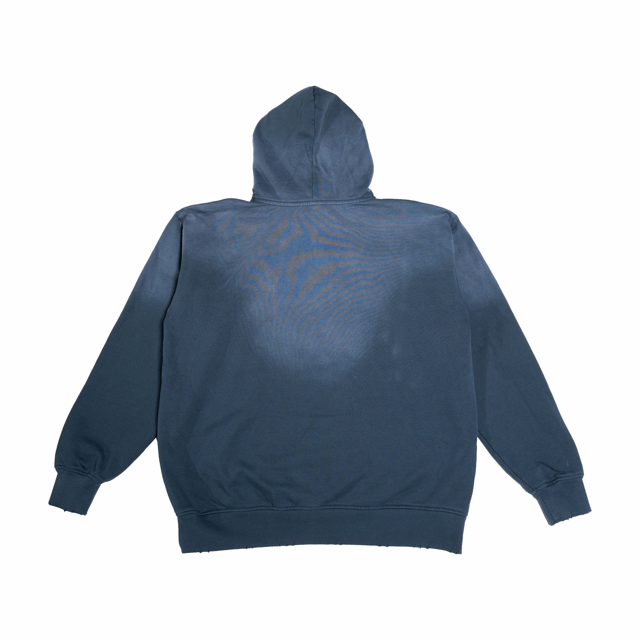 August "Puff Logo" 14oz Heavyweight Hoodie (Potassium Navy) - August Shop