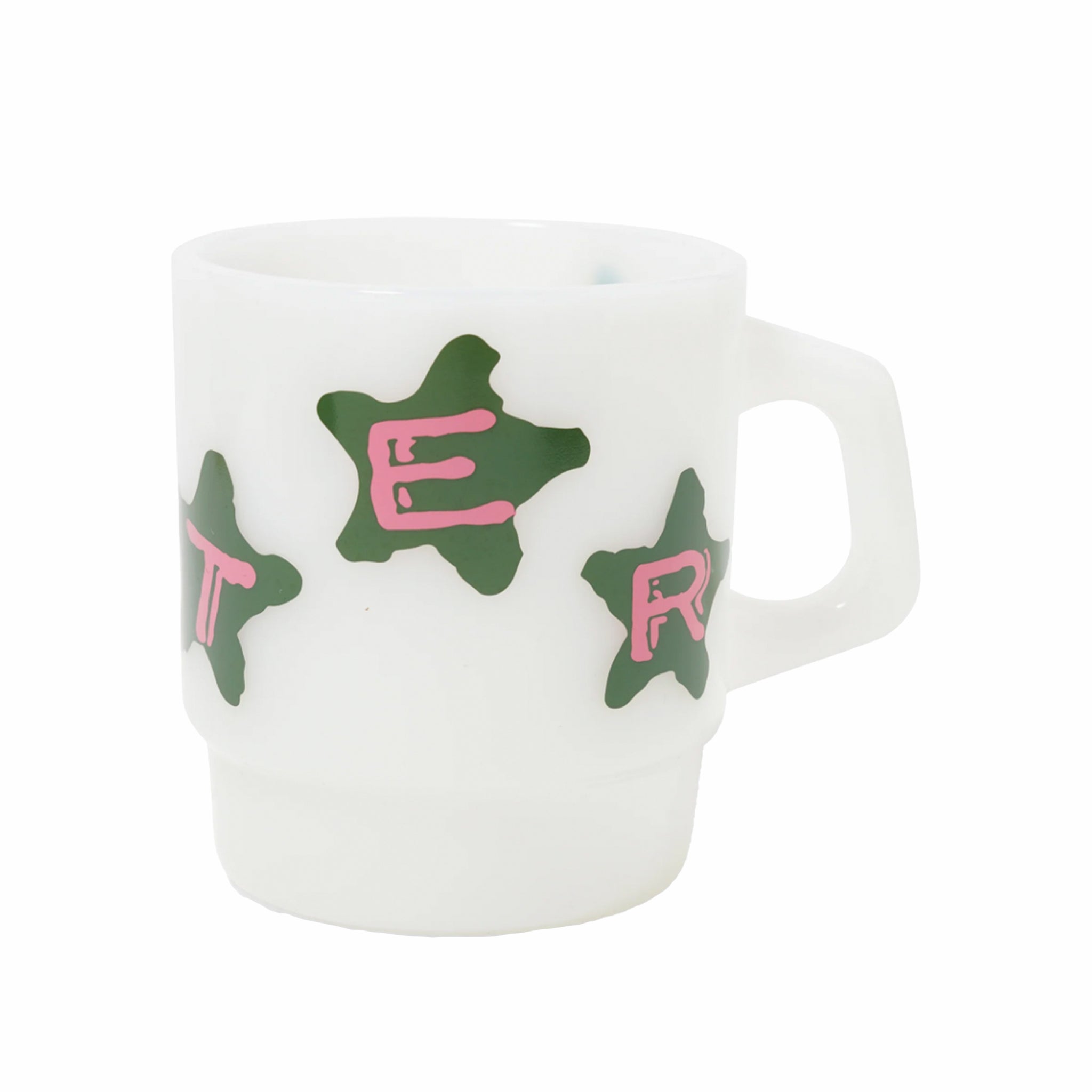 Butter Goods Stars Milk Glass (White) - August Shop