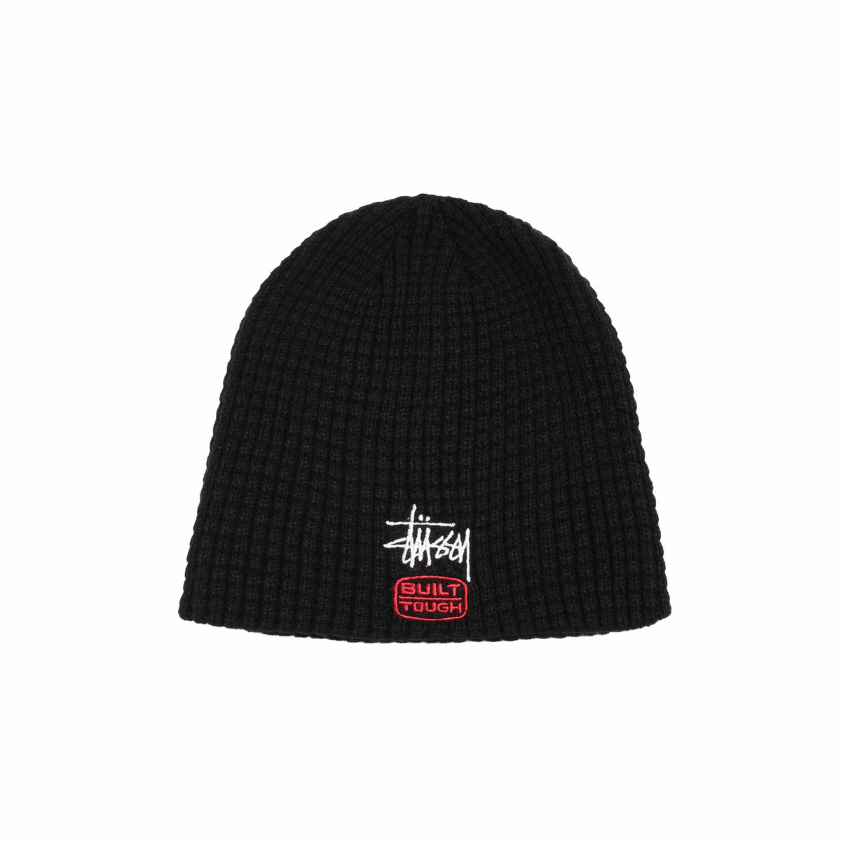 Stüssy Waffle Skullcap Built Tough (Black) - August Shop