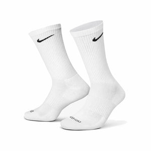 Nike Everyday Plus 6-Pack Cushioned Socks (White/Black) - August Shop