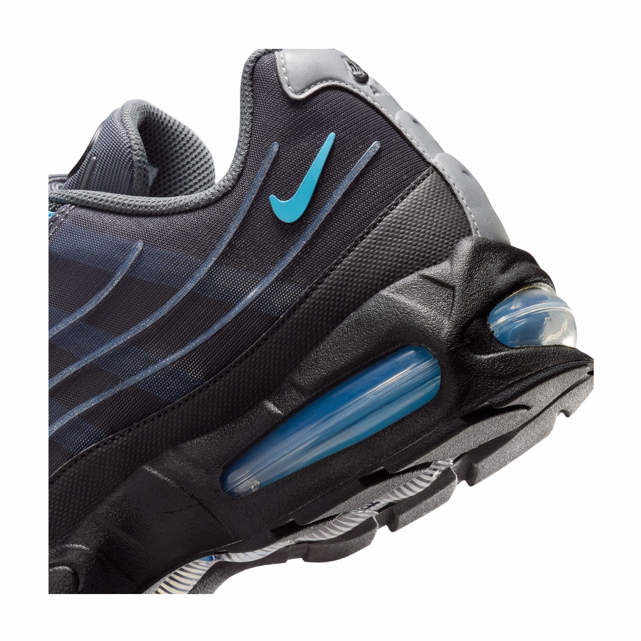 Nike Men's Air Max 95 Tech (Black/University Blue) – August