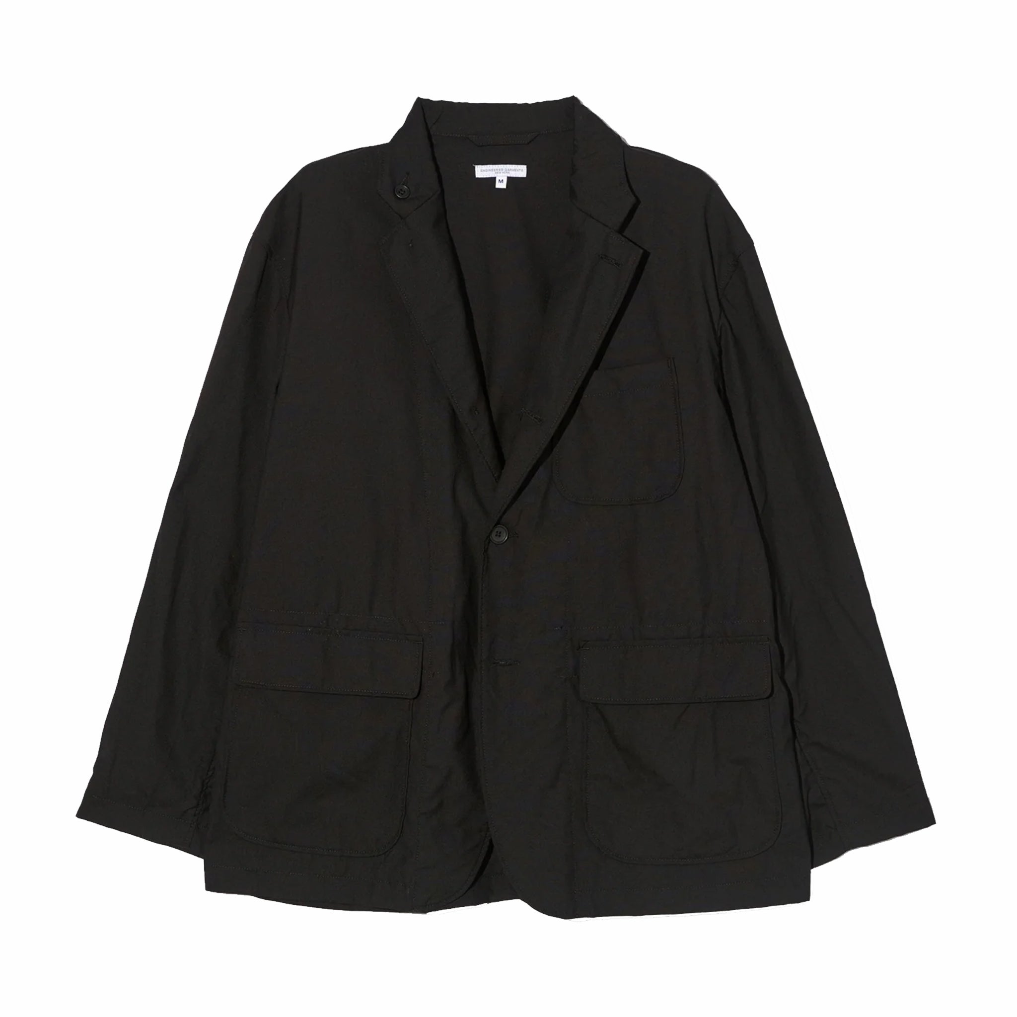 Engineered Garments Loiter Jacket - Tropical Wool (Black) - August Shop