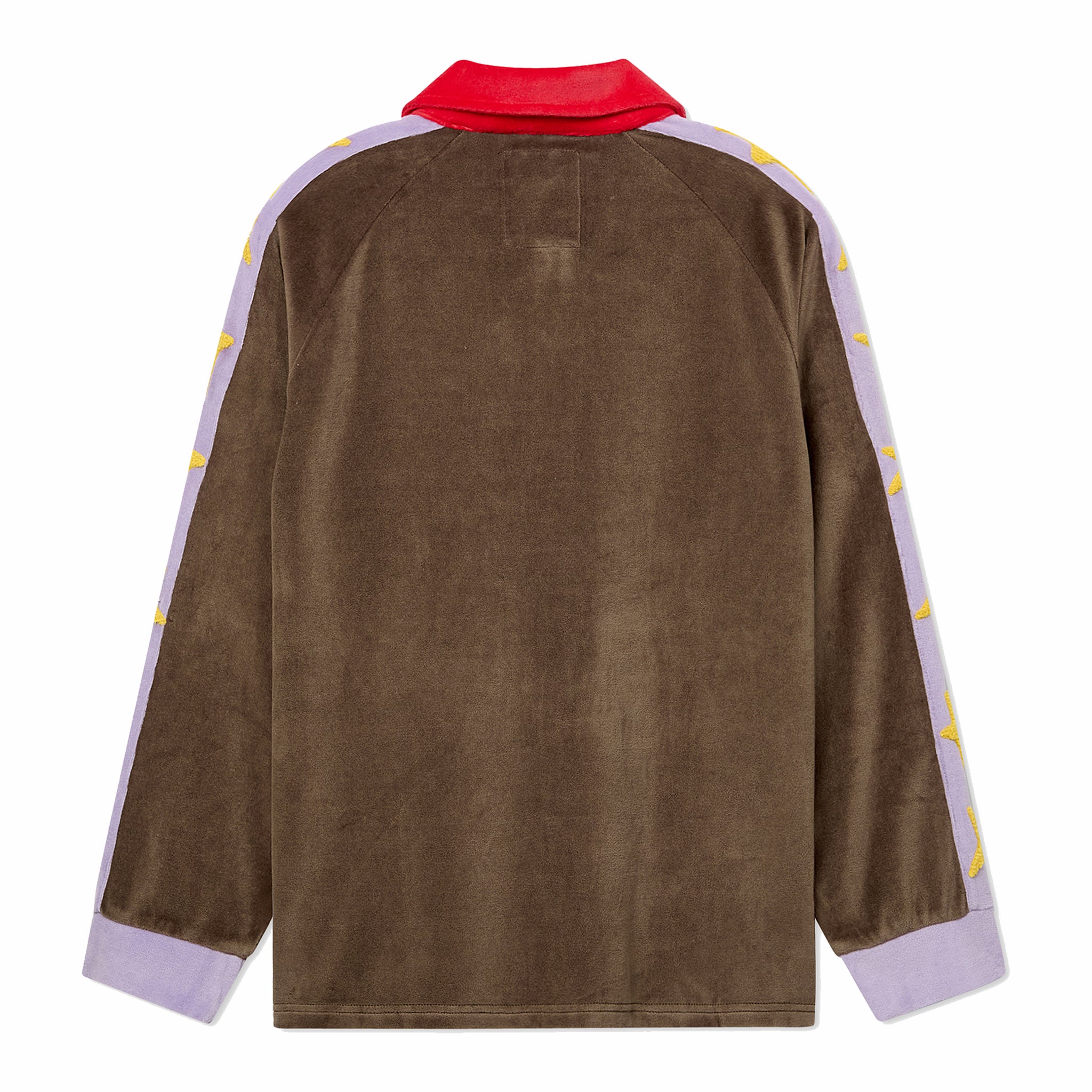 Kidsuper Face Velour Stars Rugby (Brown) - August Shop