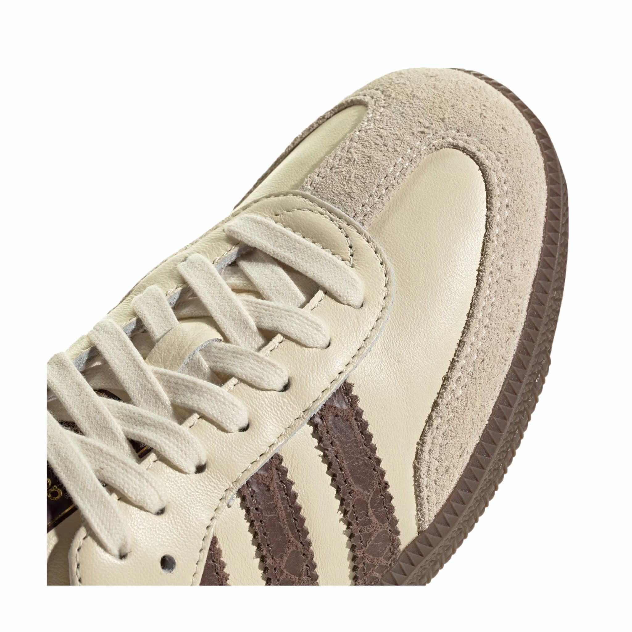 Adidas Women&#39;s Samba OG Shoes (Cream White/Earth Strata/Maroon)