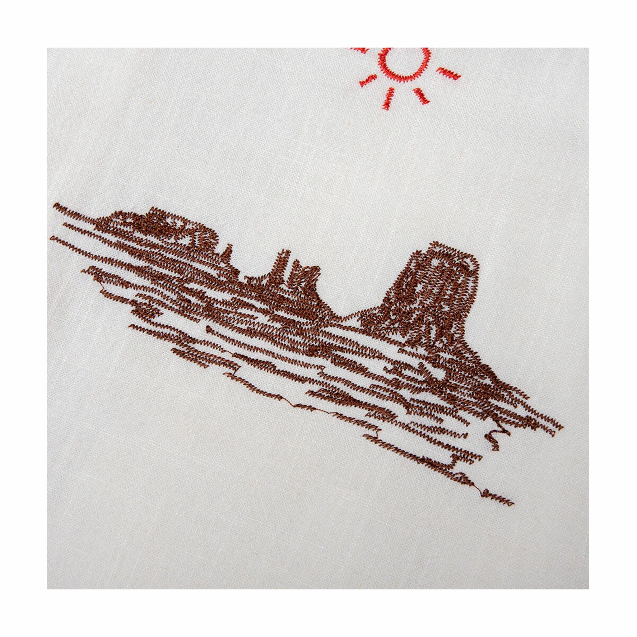 One Of These Days Tomorrow Has Already Spoken Camp Shirt (Bone) - August Shop