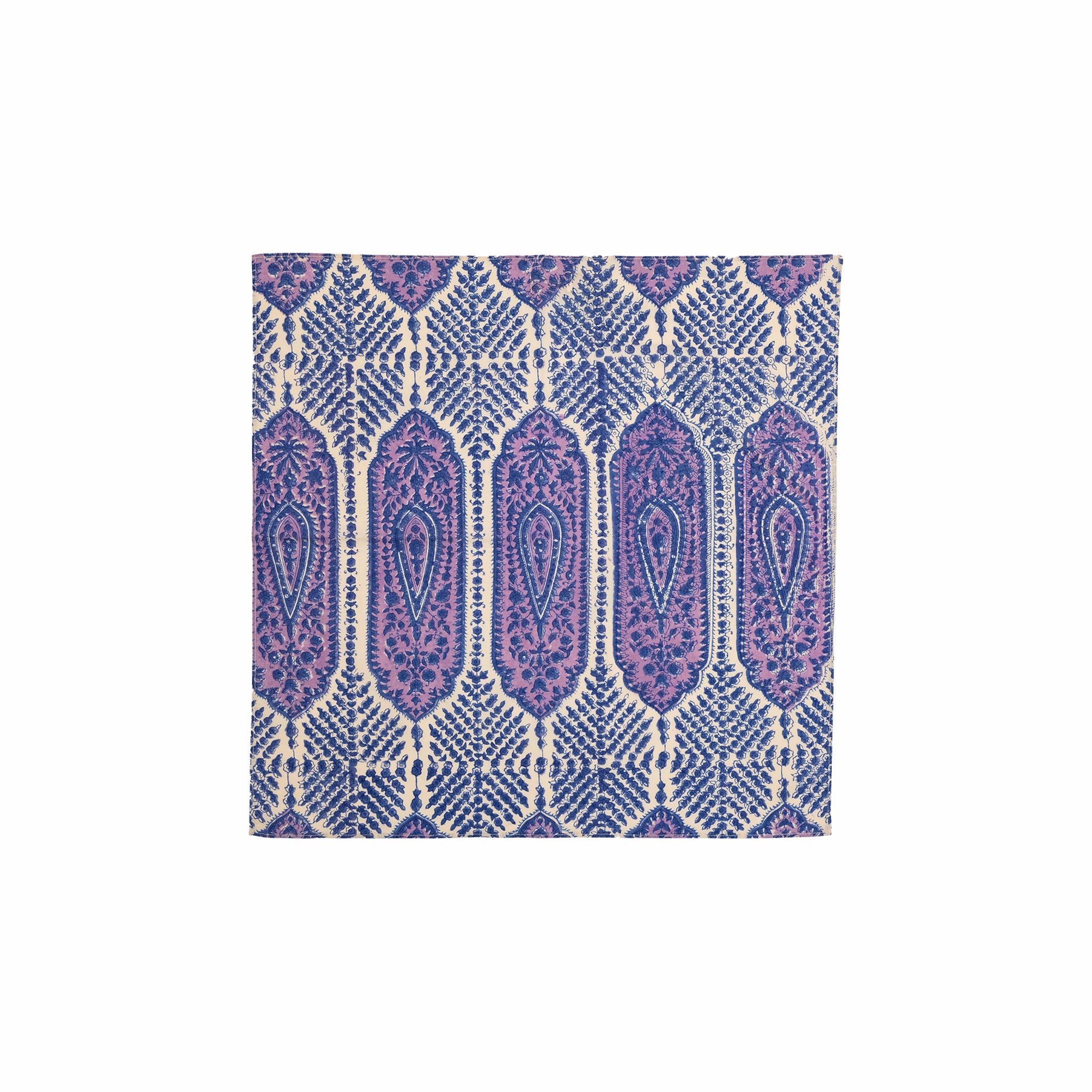 Kardo Block Print Bandana (Purple) - August Shop