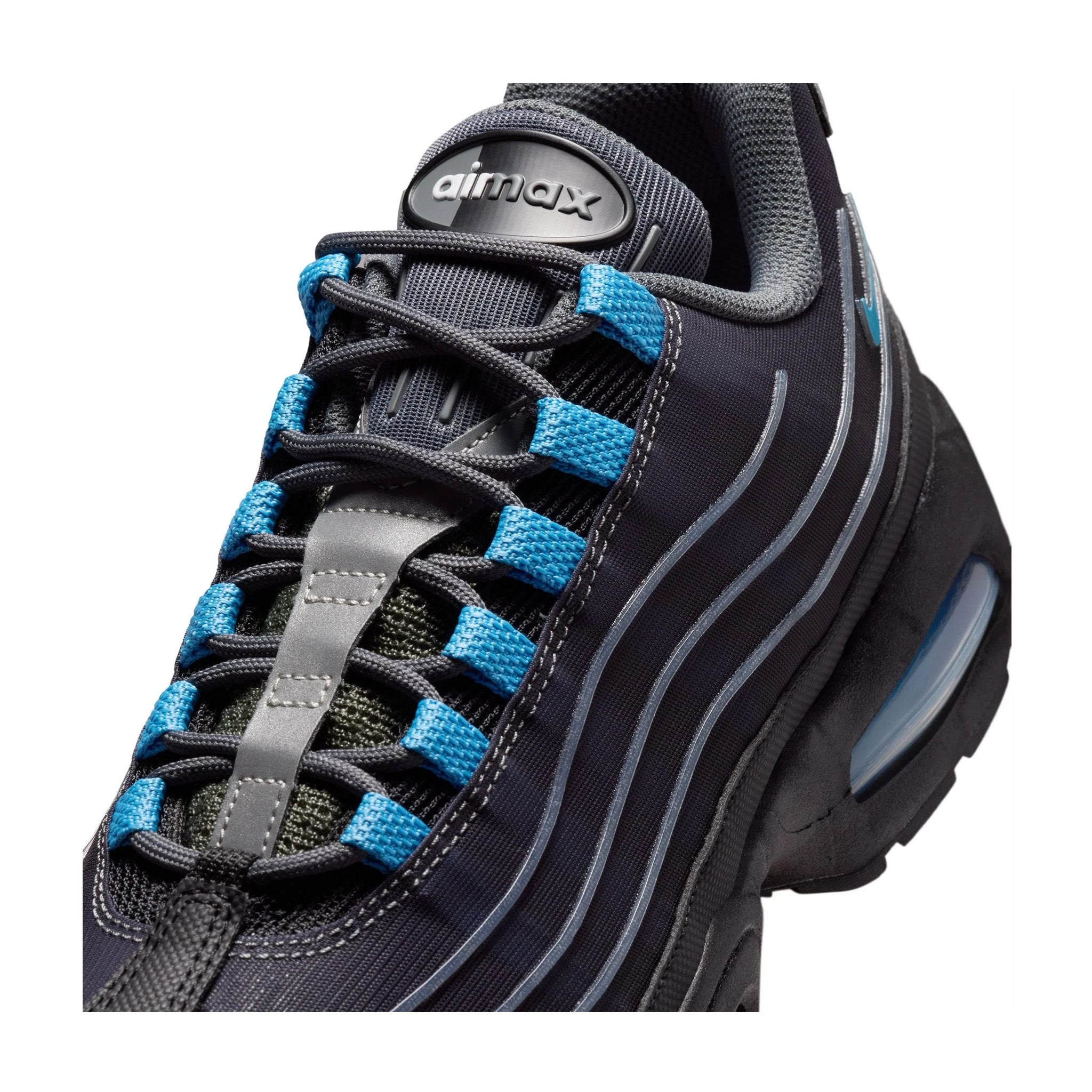 Nike Men's Air Max 95 Tech (Black/University Blue)