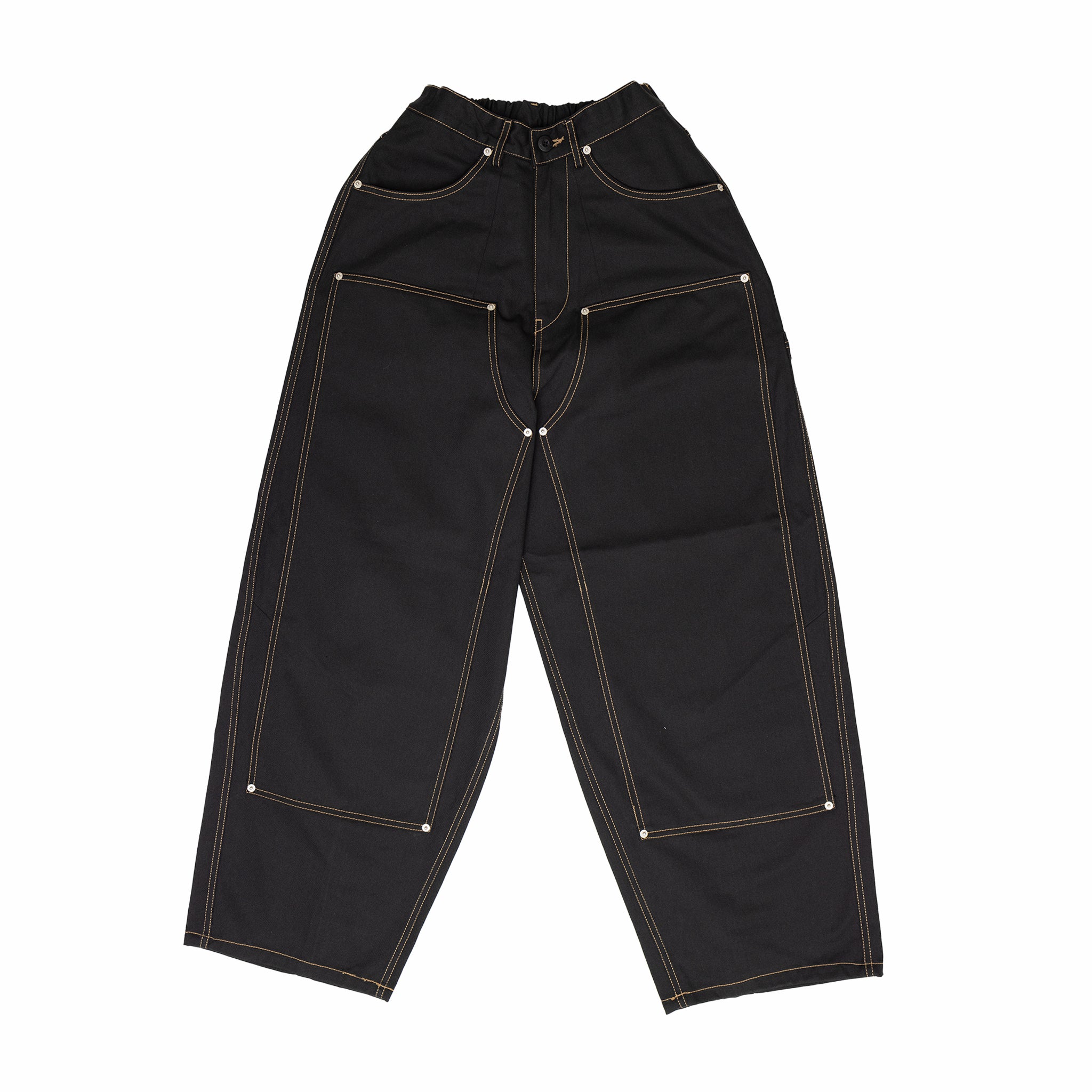 Estudio Niksen Carpenter Balloon Pants V2 (Black) - August Shop