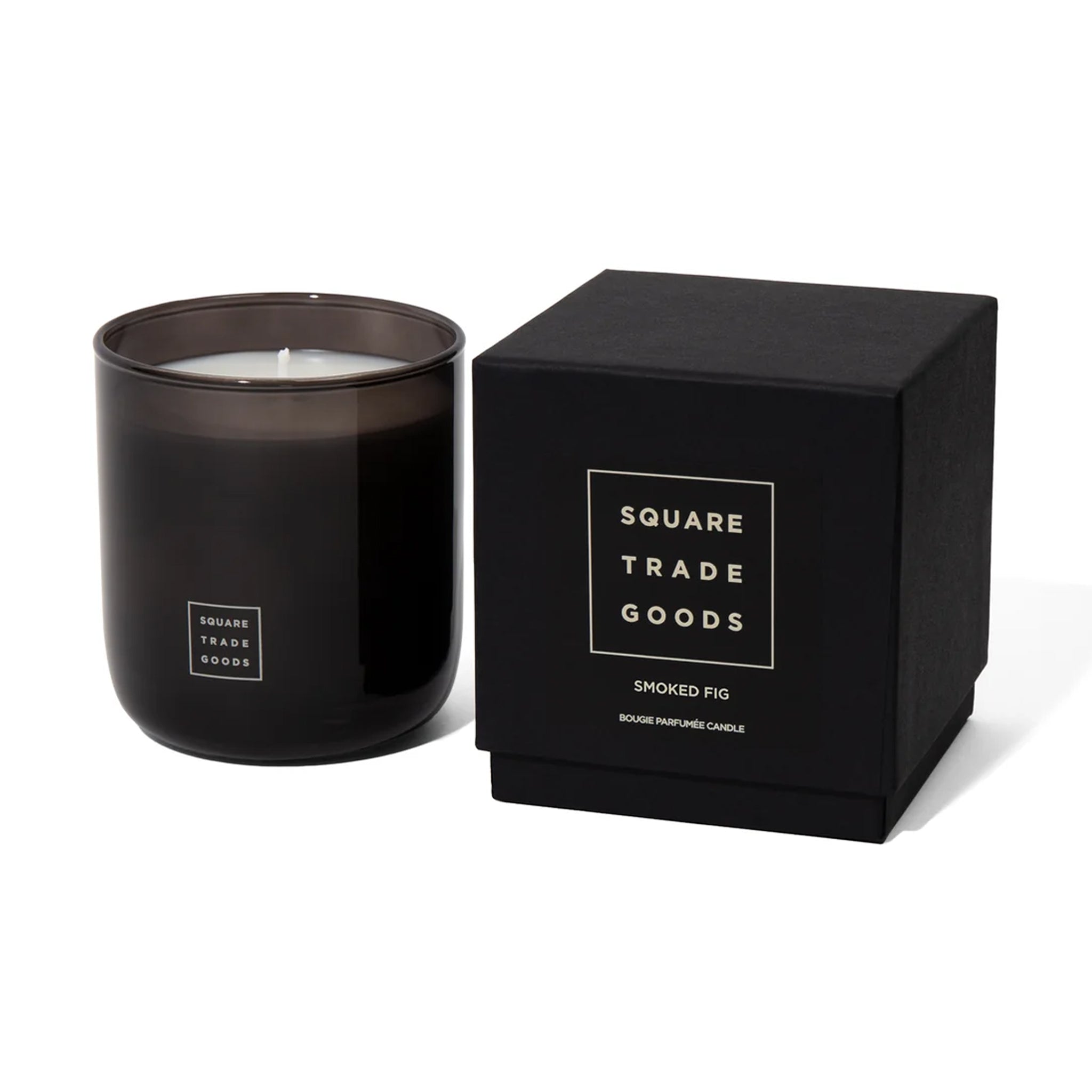 Square Trade Goods Smoked Fig 10oz. Candle - August Shop