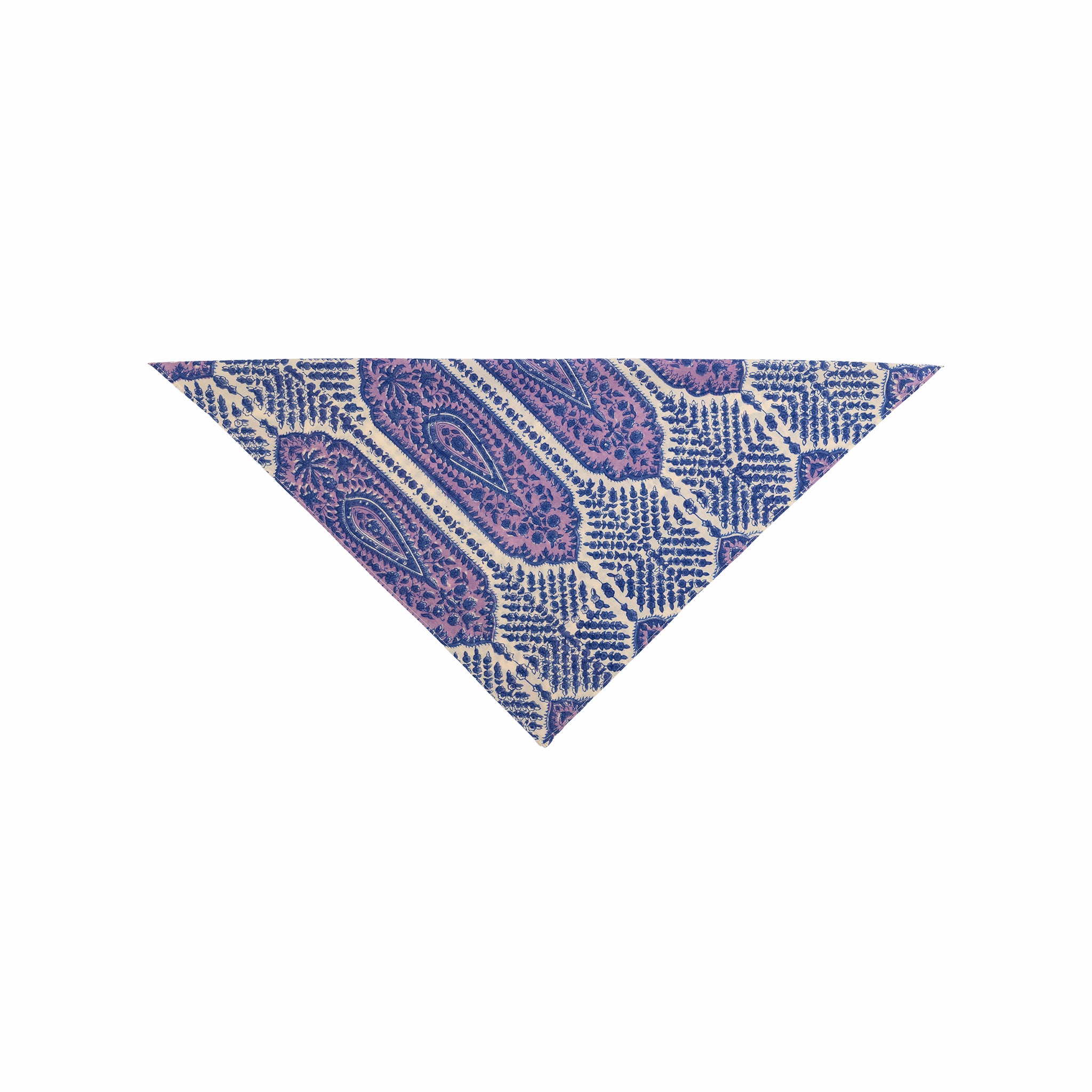 Kardo Block Print Bandana (Purple) - August Shop