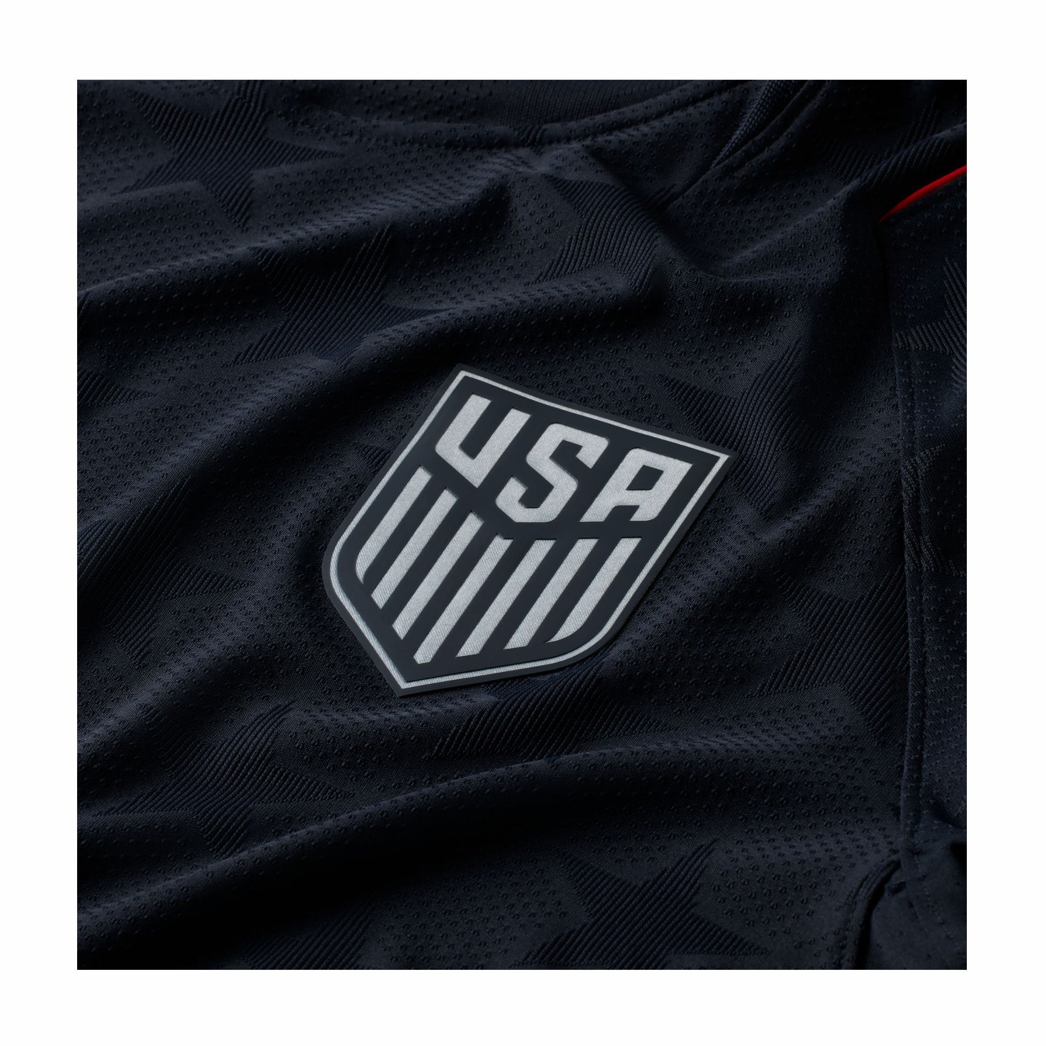 Nike USMNT 2026 Match Away Aero-FIT Soccer Authentic Jersey (Dark Obsidian/Pure Platinum) - August Shop