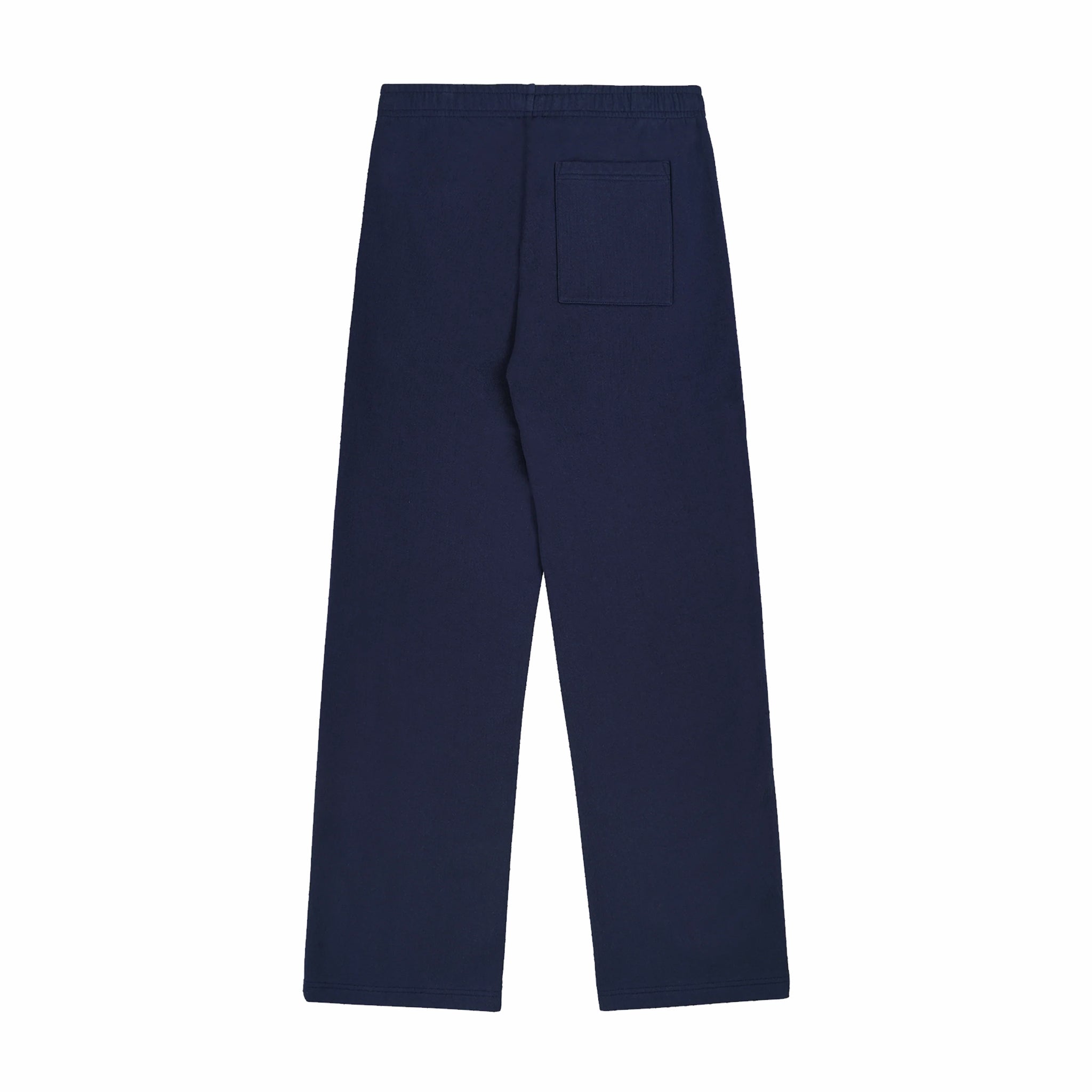 Sporty &amp; Rich Men's Syracuse Wide Sweatpants (Dark Navy/Ecru)