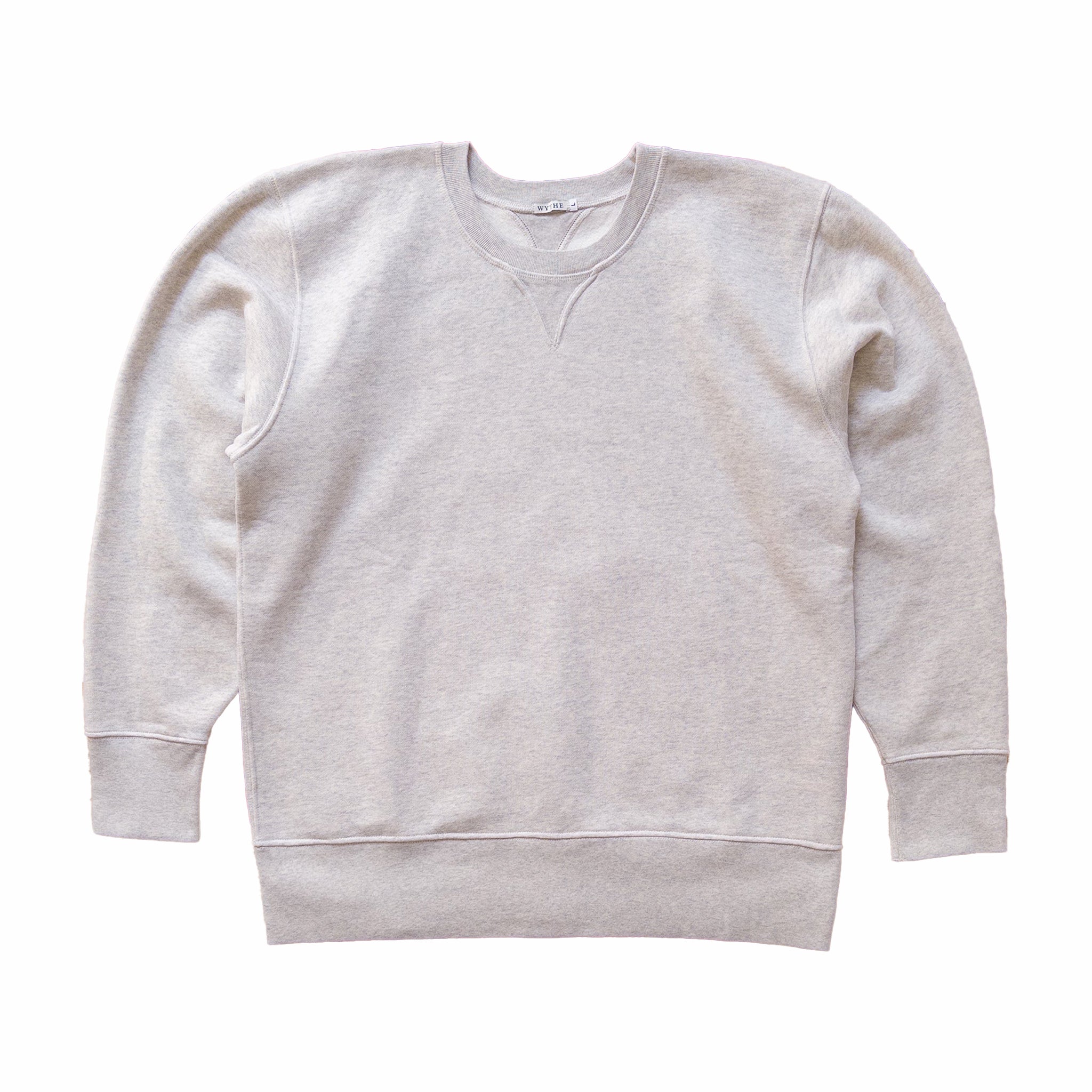Wythe Crewneck Sweatshirt (Heather Grey) - August Shop