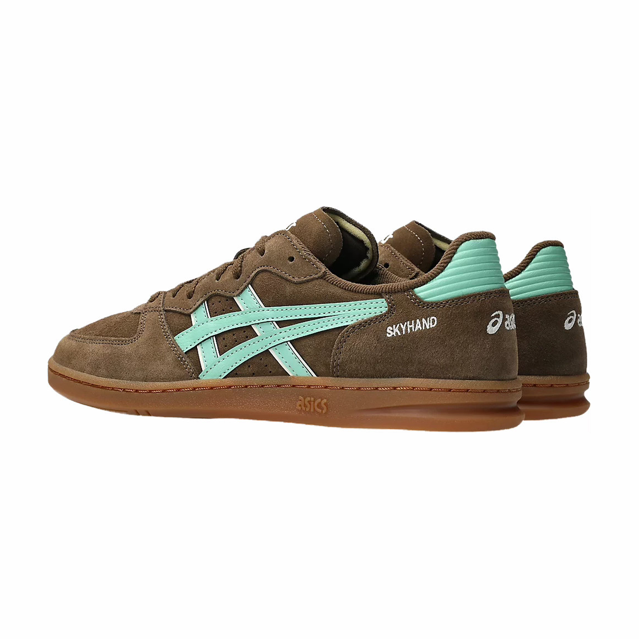 ASICS Men's Skyhand OG (Brown Storm/Ice Green) - August Shop