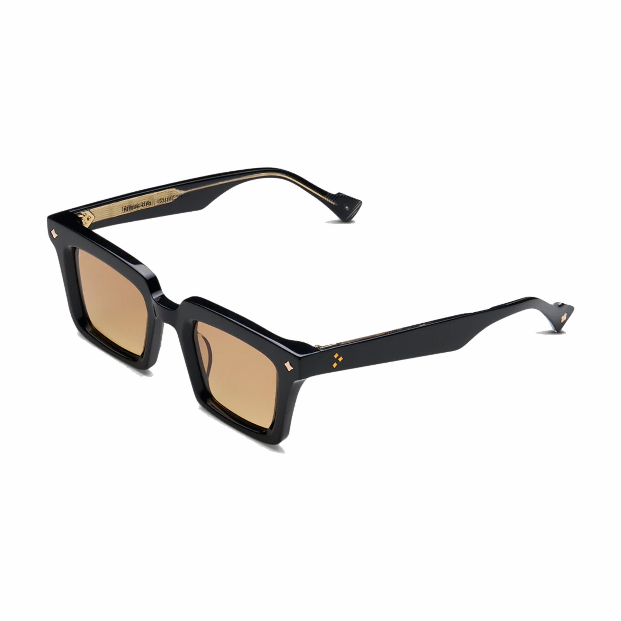 James Oro Shadow Amber Ace II (Amber Tint/Black Frame) - August Shop