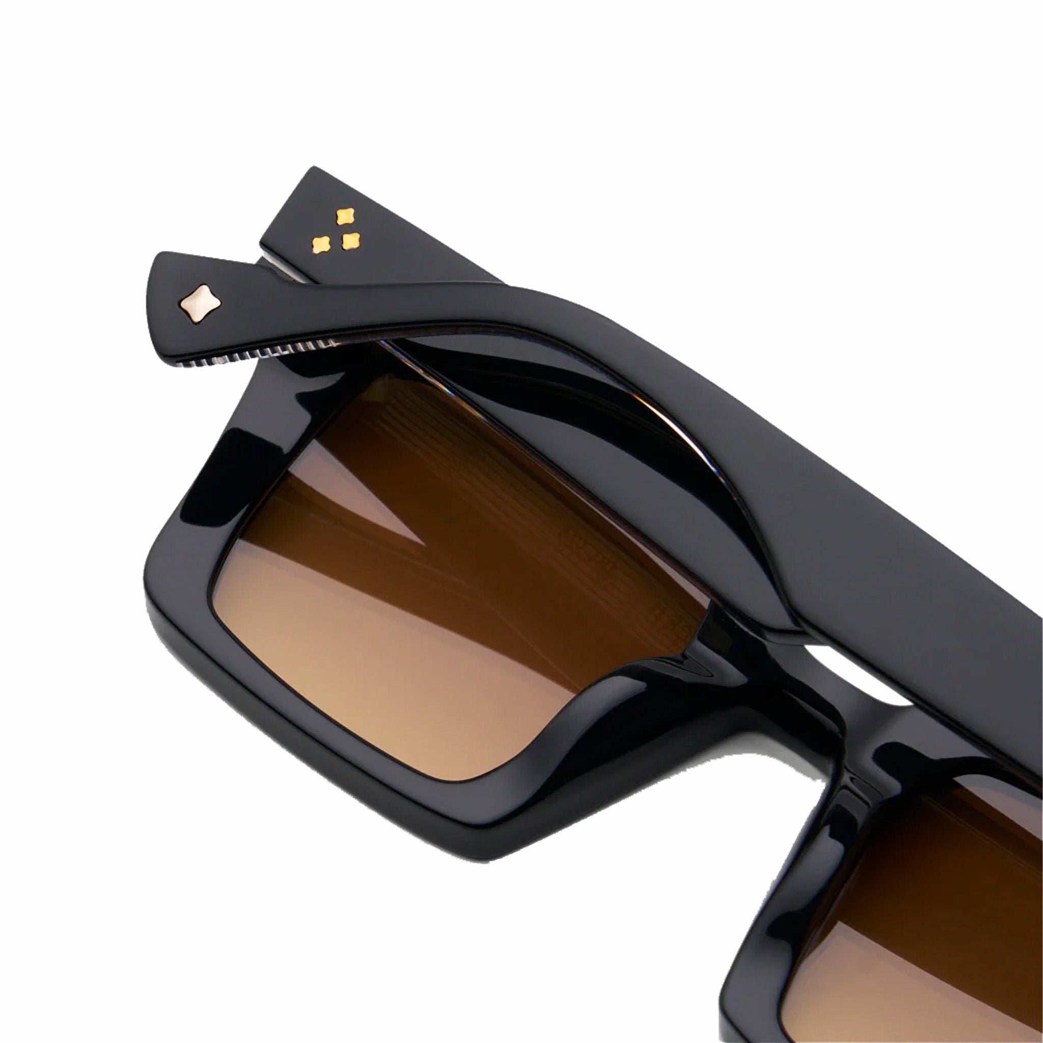 James Oro Shadow Amber Ace II (Amber Tint/Black Frame) - August Shop