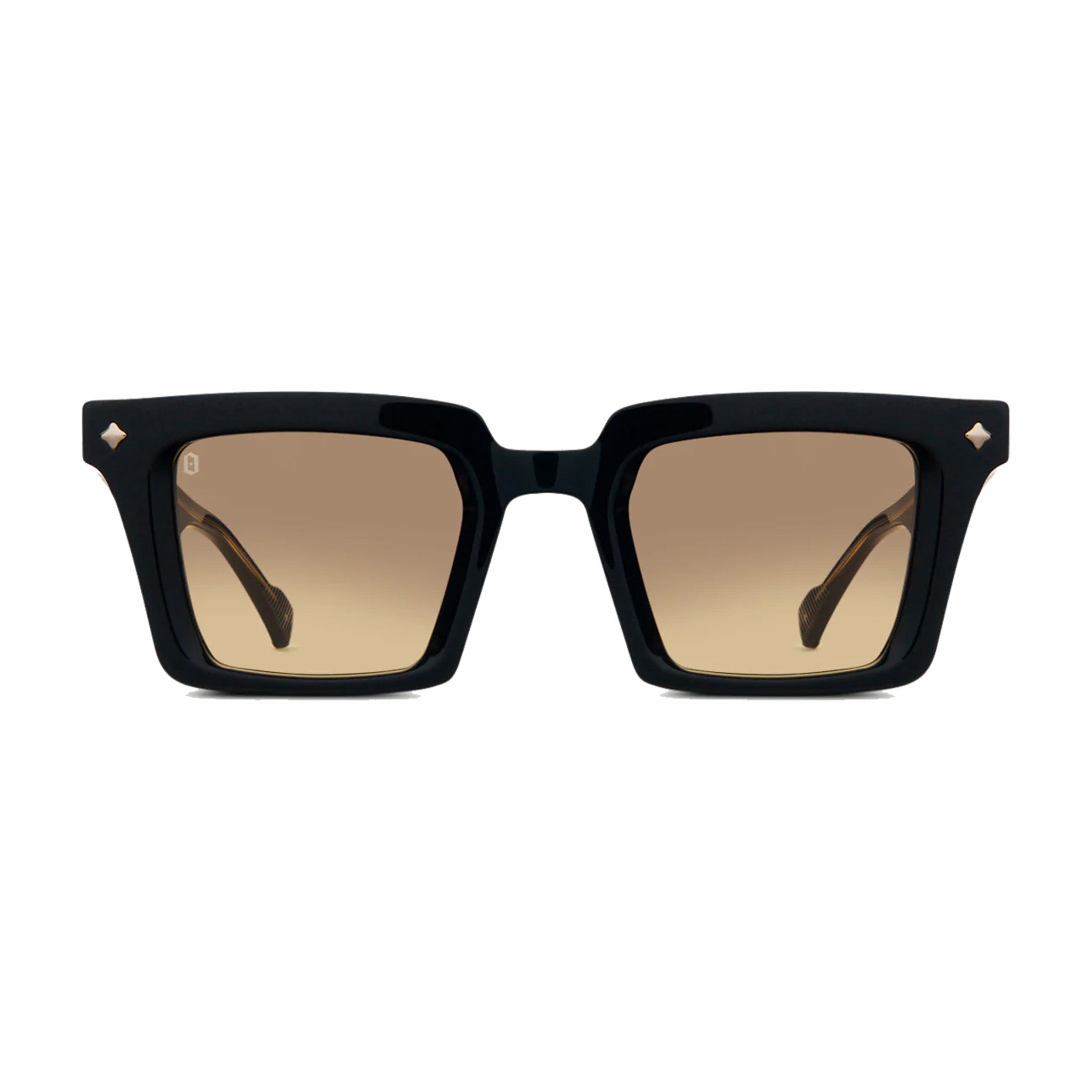 James Oro Shadow Amber Ace II (Amber Tint/Black Frame) - August Shop