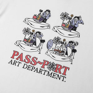 Pass~Port Art Dept. Tee (White) - August Shop